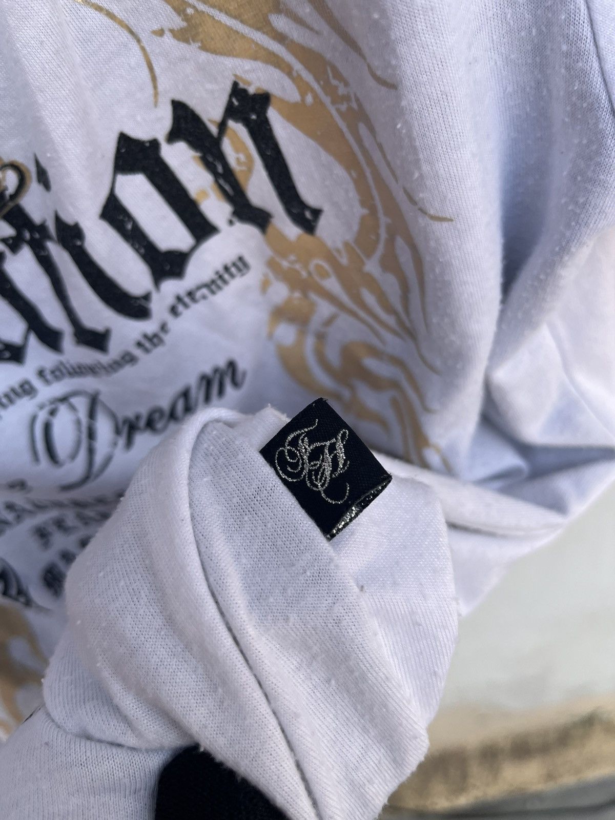 Hysteric Glamour STEAL! Pursuit Double Layers Poem Gohtic Tee Punk Y2K Size US S / EU 44-46 / 1 - 7 Thumbnail