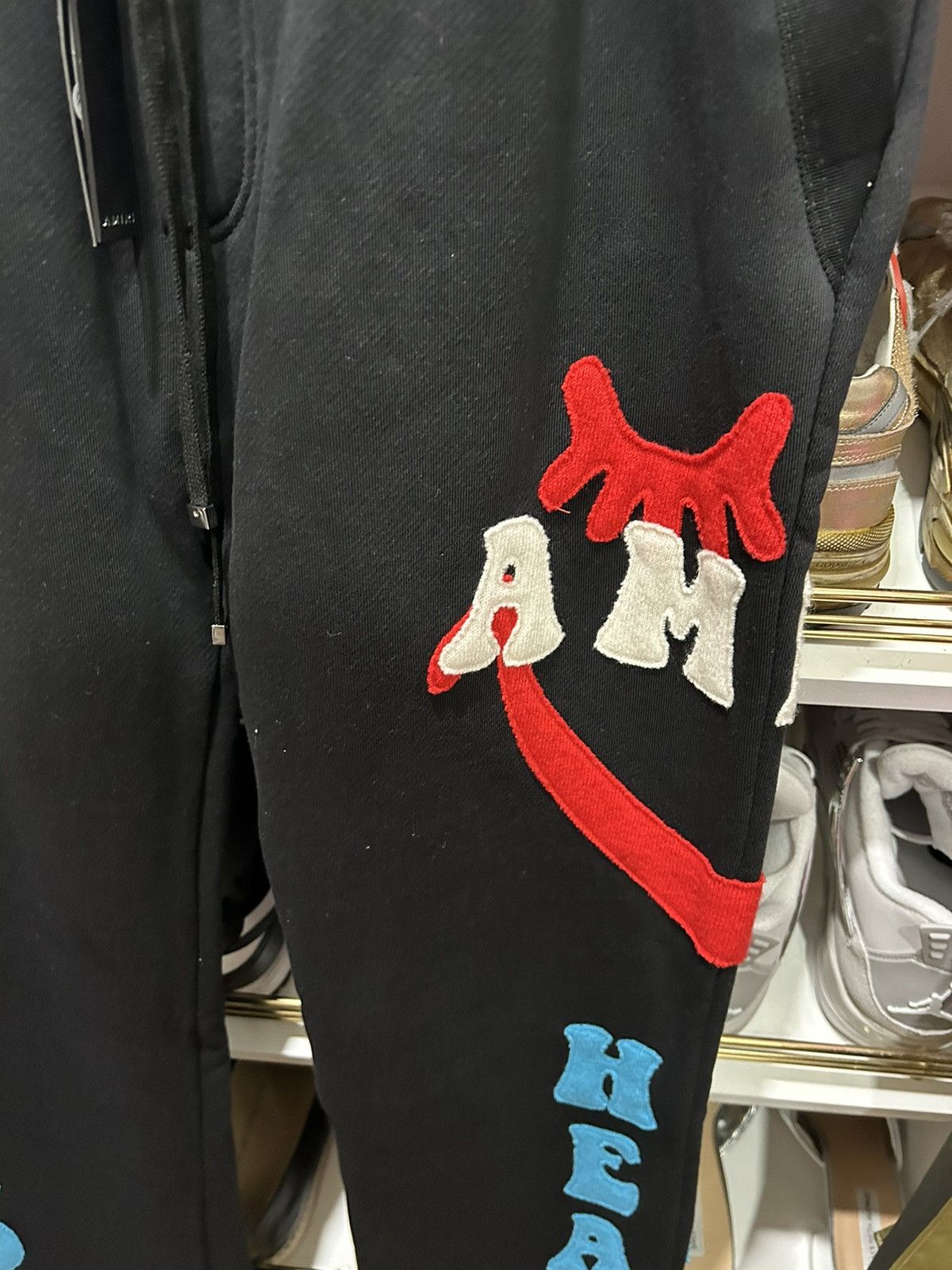 Amiri × Designer Amiri Healthy Mind/Body sweatpants🔥Rare🔥 Size US 32 / EU 48 - 4 Thumbnail