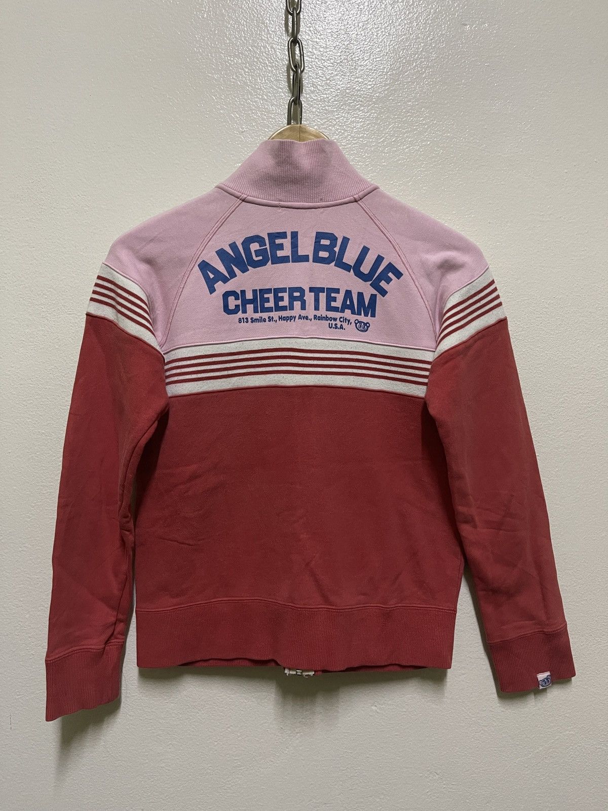 Japanese Brand Angel Blue Zipper Sweater Vintage Size US L / EU 52-54 / 3 - 10 Thumbnail