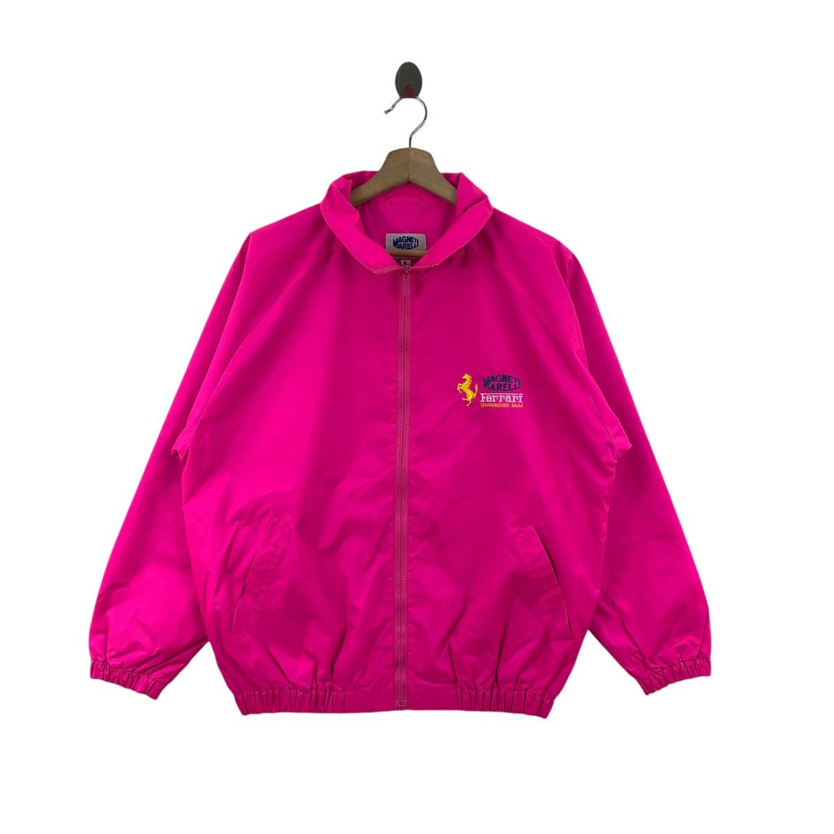 Ferrari Vintage 90s Ferrari Magneti Marelli Racing Jacket Pink M Size US M / EU 48-50 / 2 - 1 Thumbnail