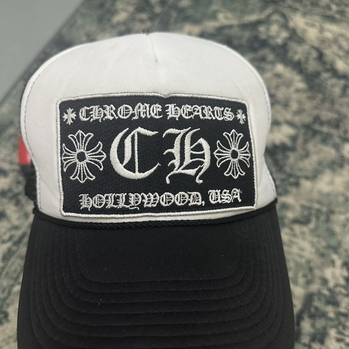 Chrome Hearts OG VINTAGE CHROME HEARTS TRUCKER HAT 🥷🏻 Size ONE SIZE - 5 Thumbnail