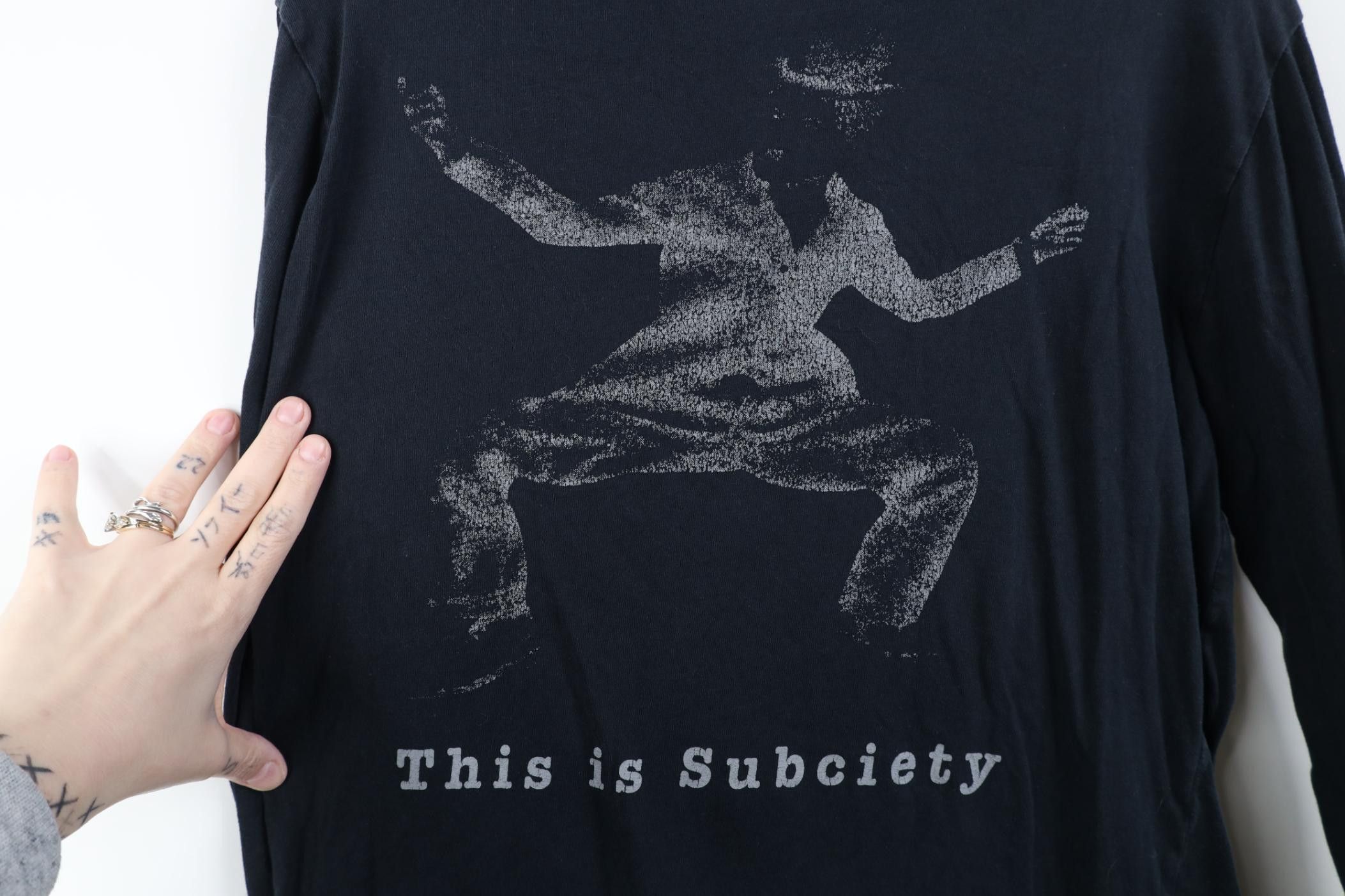 Vintage Vintage Y2K Subciety Japan Streetwear Long Sleeve T-Shirt Size M / US 6-8 / IT 42-44 - 12 Thumbnail