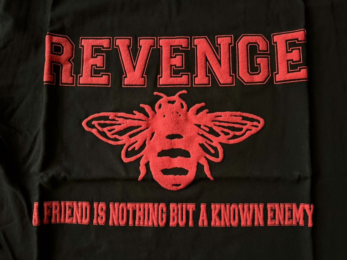 999 Club × Revenge XL Revenge Juice Wrld Friend Tee Black Shirt Bee Red Extra Size US XL / EU 56 / 4 - 8 Thumbnail