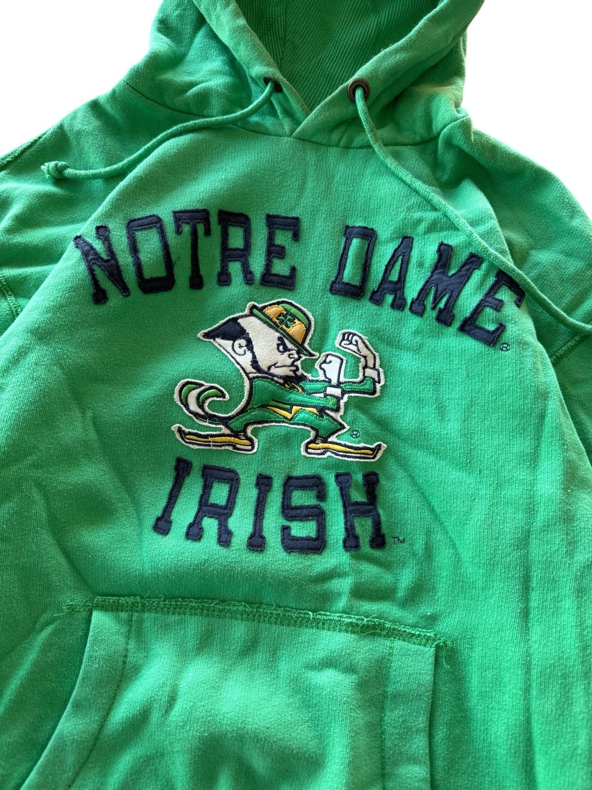 NCAA League Brand Embroidered Notre Dame Fighting Irish Hoodie Size US S / EU 44-46 / 1 - 2 Thumbnail