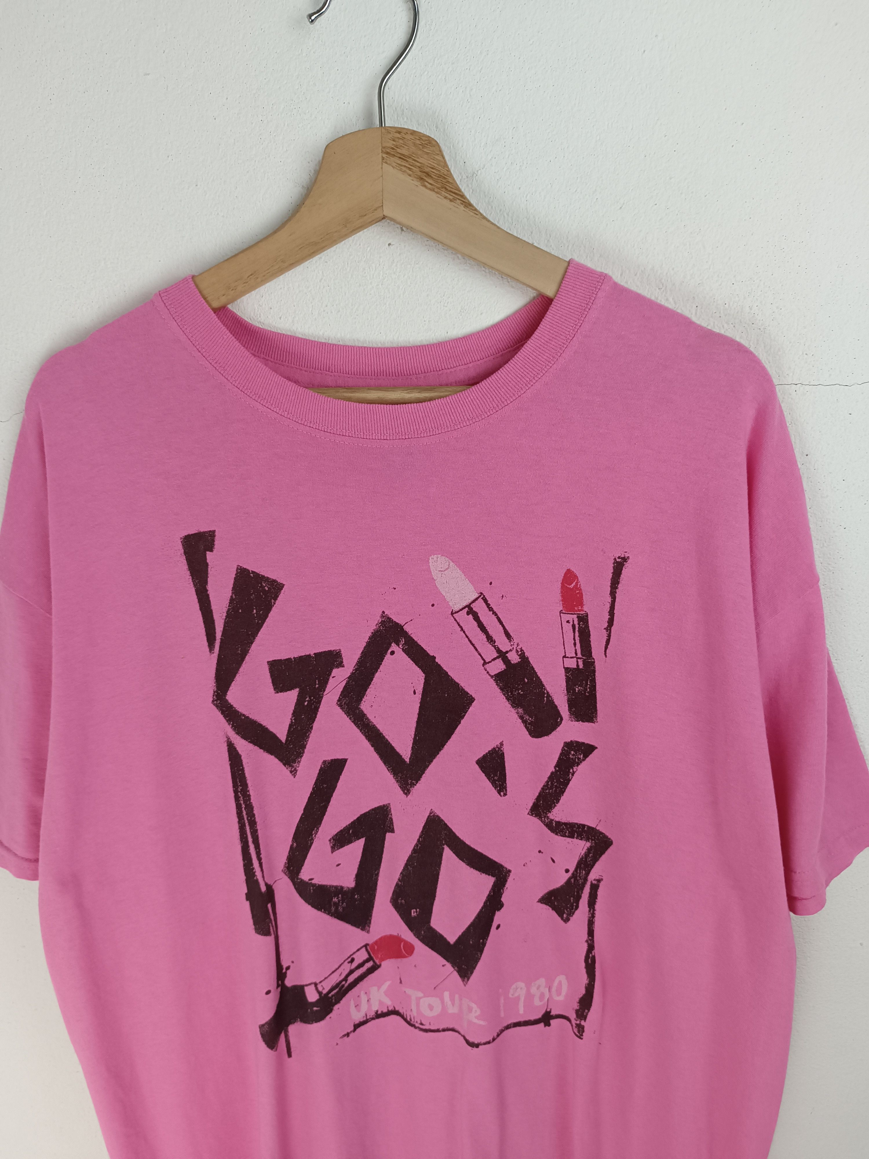 Vintage VINTAGE THE GO GO'S UK TOUR 1980 REPRO TOUR TEE VERY RARE Size US XL / EU 56 / 4 - 9 Thumbnail
