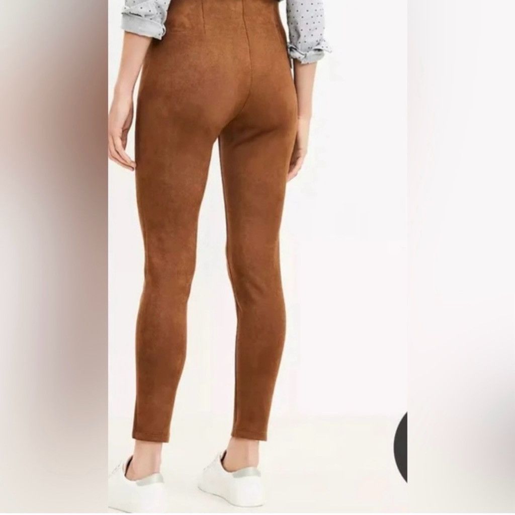 Loft LOFT | Faux Suede Leggings in Fresh Pumpernickel | Small Size 28" / US 6 / IT 42 - 14 Thumbnail
