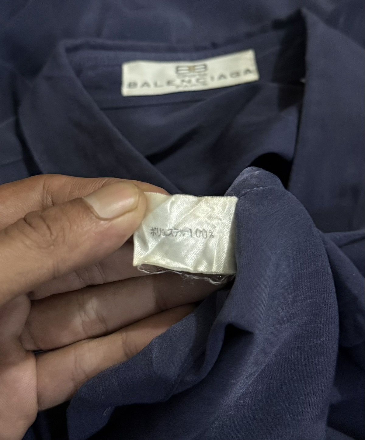 Balenciaga Balenciaga Long-sleeve Button-down Shirt Featuring Vintage Size US M / EU 48-50 / 2 - 11 Thumbnail