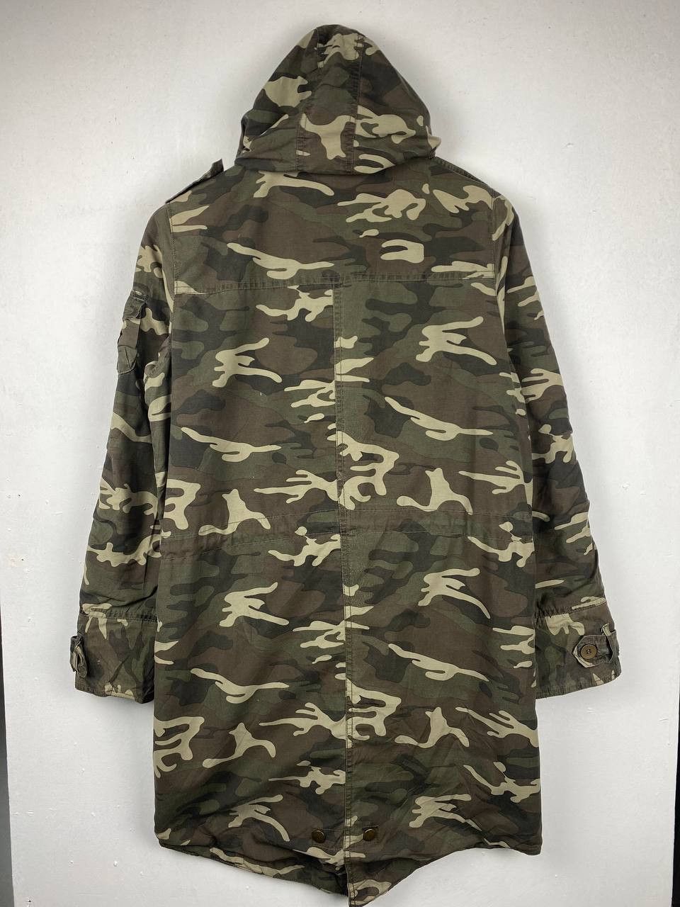 Japanese Brand us army camo parka jacket nice design Size US L / EU 52-54 / 3 - 8 Thumbnail