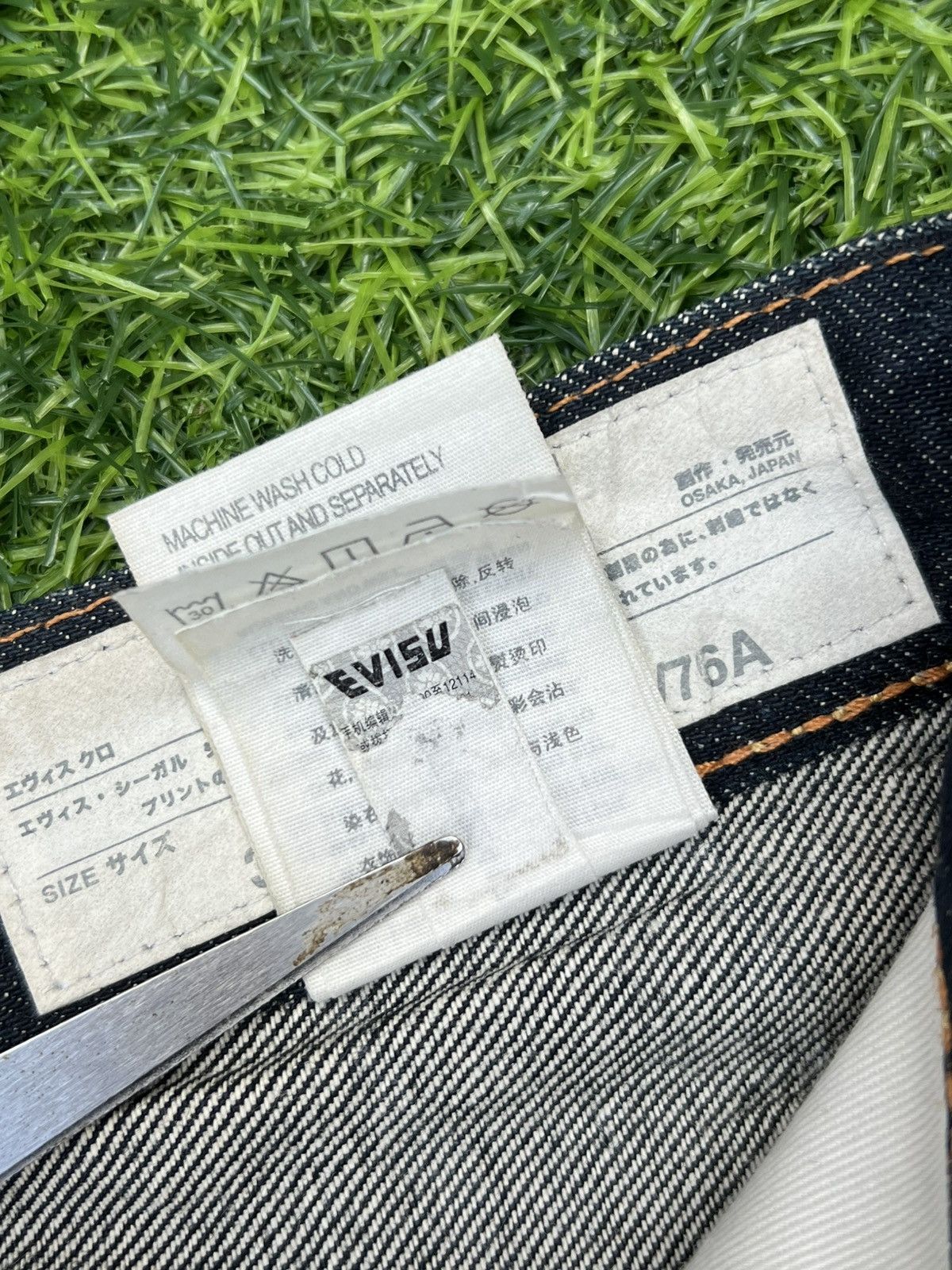 Evisu Rare Vintage 2017 Evisu #17076A Selvedge Denim Jeans Size US 34 / EU 50 - 15 Thumbnail