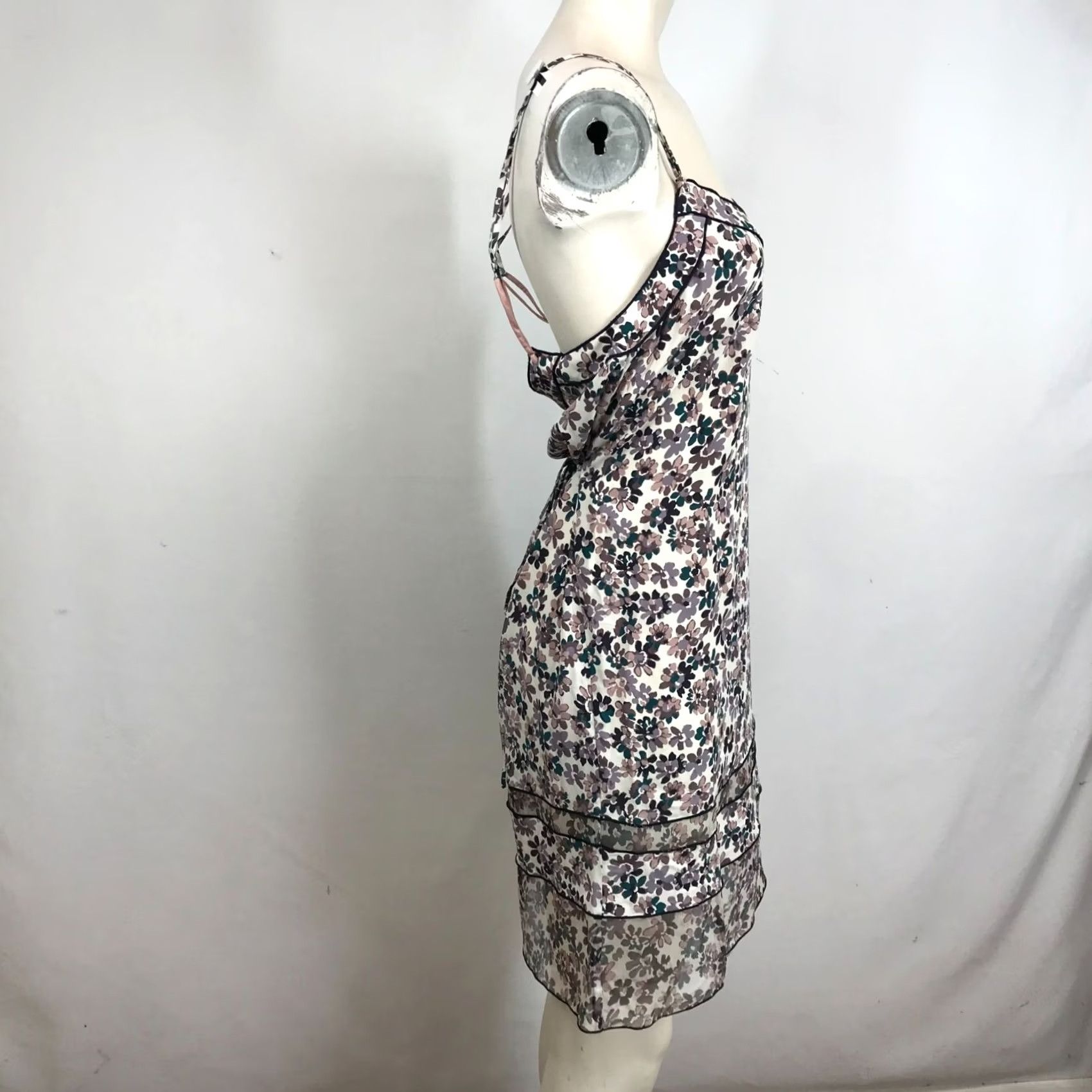 Rag & Bone RAG & BONE - Womens Small Multicolor Spaghetti Strap Necklace Belted Dress Size S / US 4 / IT 40 - 4 Thumbnail