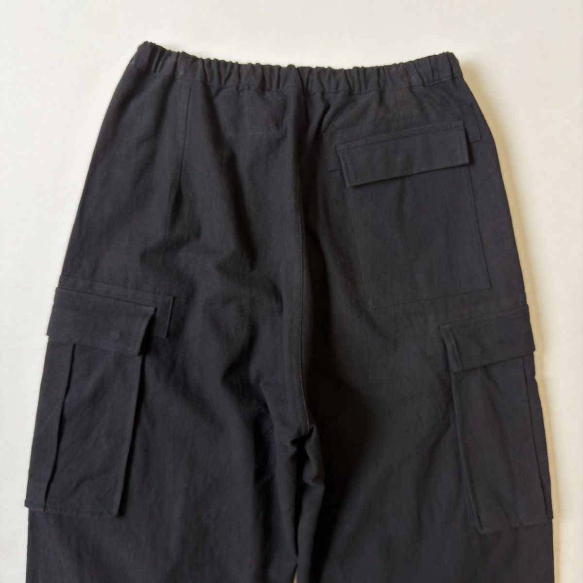 Story Mfg. Black Wide Leg ‘Paco’ Cargo Pants Size US 36 / EU 52 - 14 Thumbnail