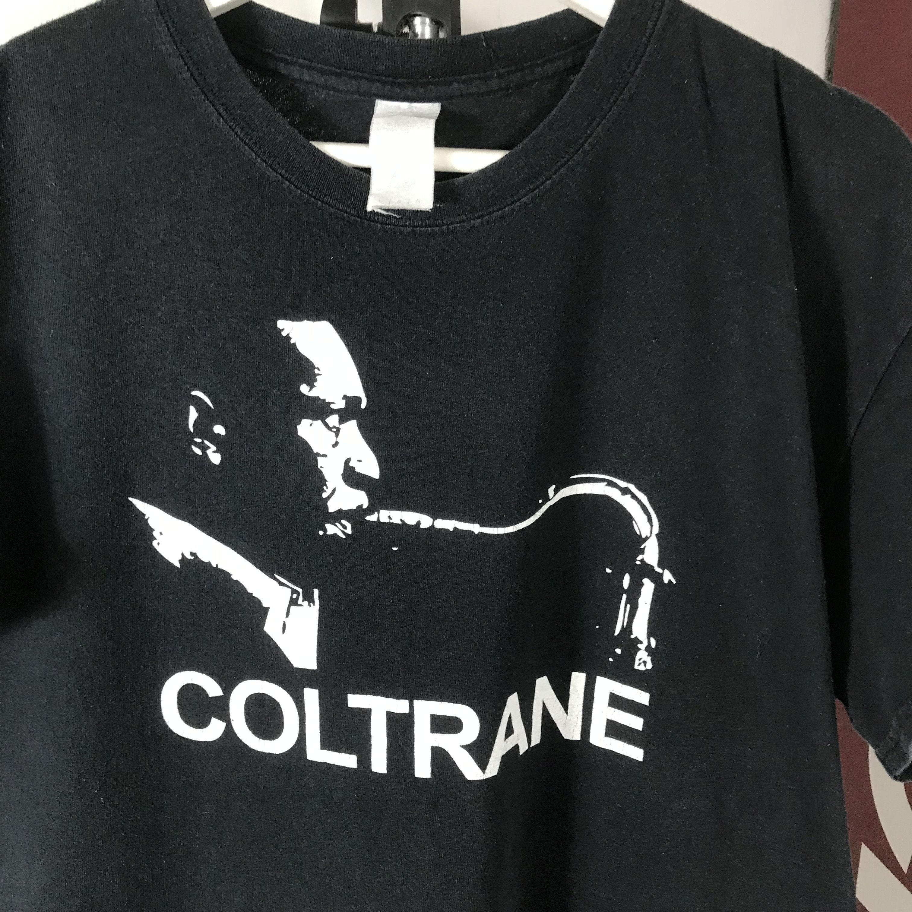 Band Tees Vintage 00s John Coltrane The Paris Concert Jazz saxophonist Size US L / EU 52-54 / 3 - 3 Thumbnail