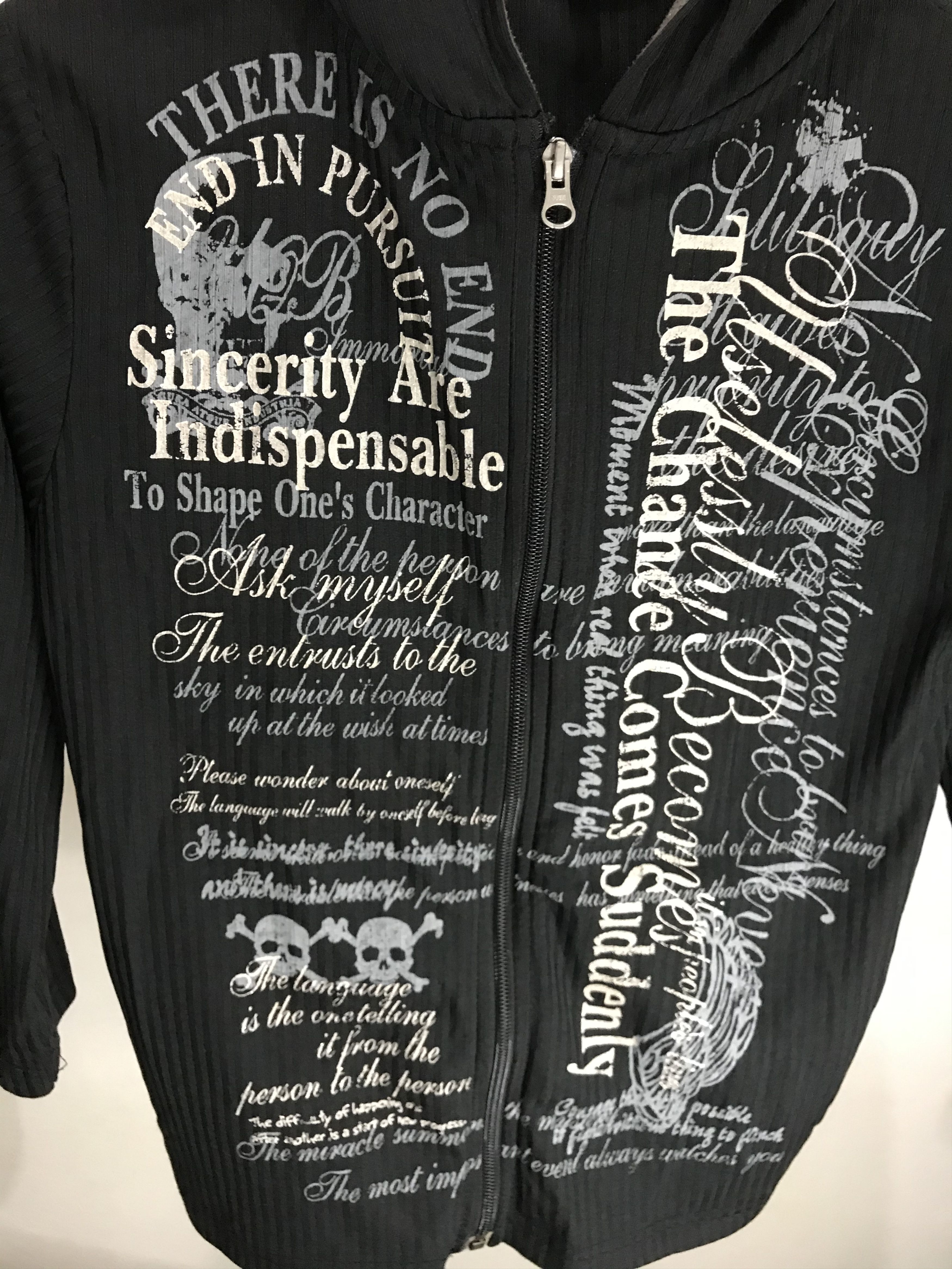 Yasuyuki Ishii Werther Zip hoodie Poem japanese brand Size US L / EU 52-54 / 3 - 2 Thumbnail