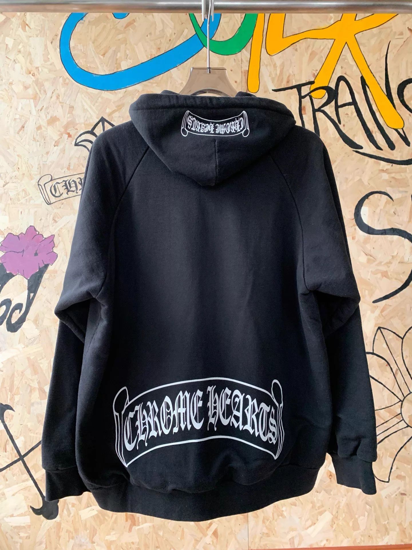 Chrome Hearts Chrome Hearts Oversized Zip-Up Jacket Black XL Size US XL / EU 56 / 4 - 6 Thumbnail