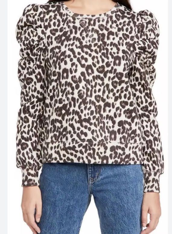 Designer REBECCA MINKOFF JANINE SWEATSHIRT SZ S MRSP $98 Size S / US 4 / IT 40 - 1 Thumbnail