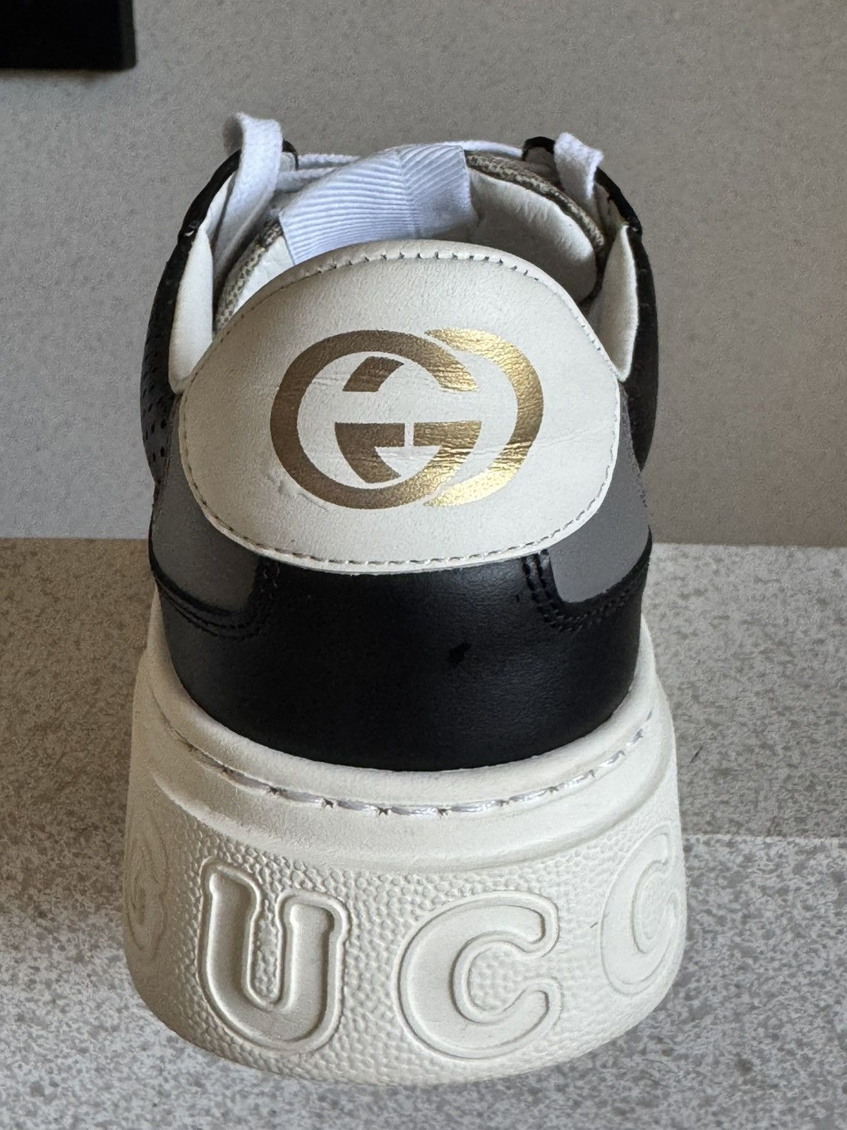 Gucci Gucci Monogram Street Style Logo Sneakers 'Beige Black' Size US 9 / EU 42 - 4 Thumbnail