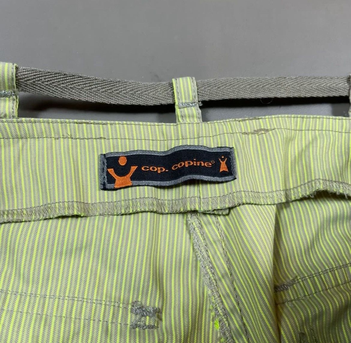 Cop Copine COP COPINE 00’s GREEN CARGO PANTS Size 27" / US 4 / IT 40 - 6 Thumbnail