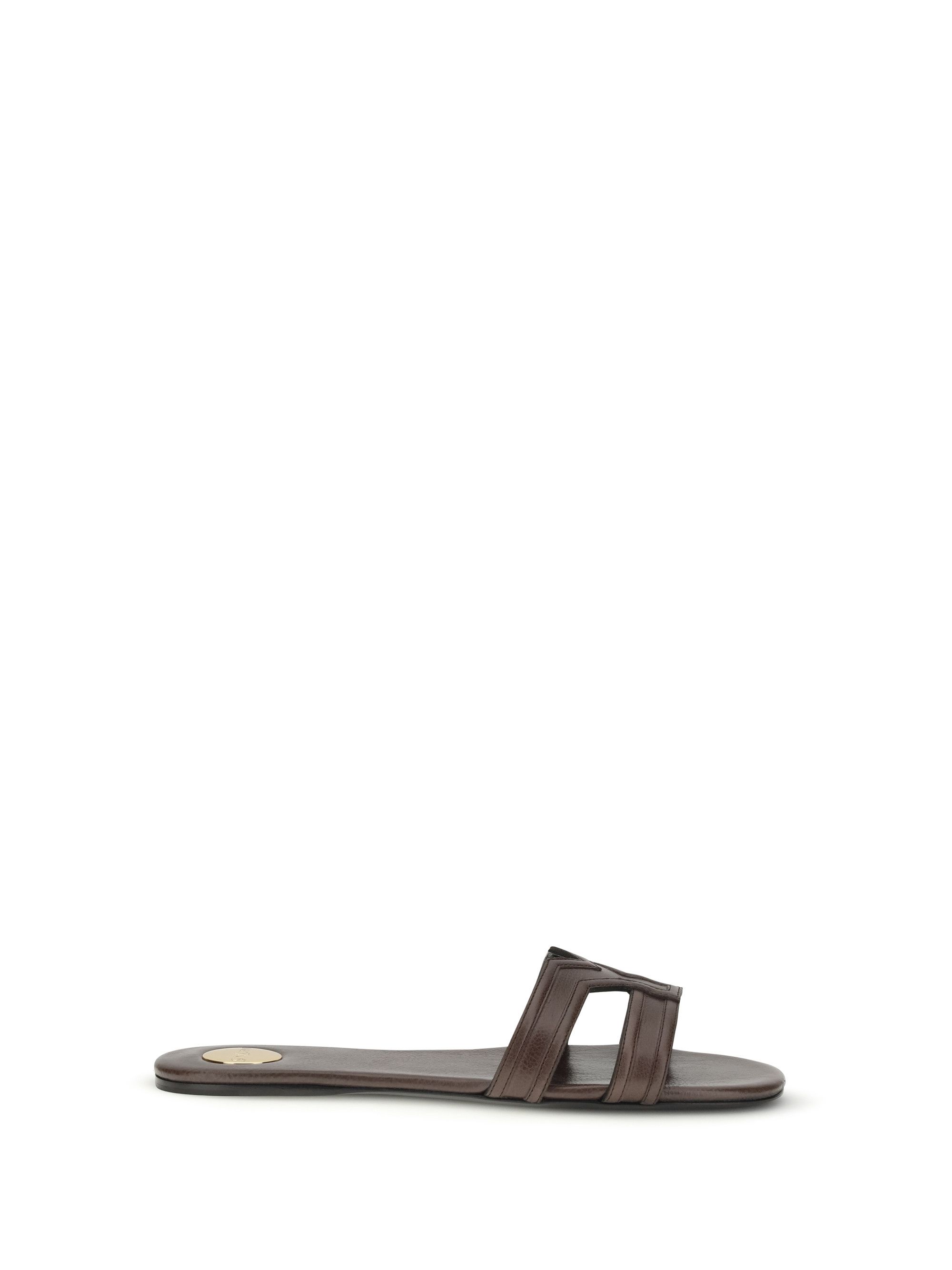 Saint Laurent Paris Smooth leather Mabrouka Sandals Size US 9 / IT 39 - 1 Thumbnail