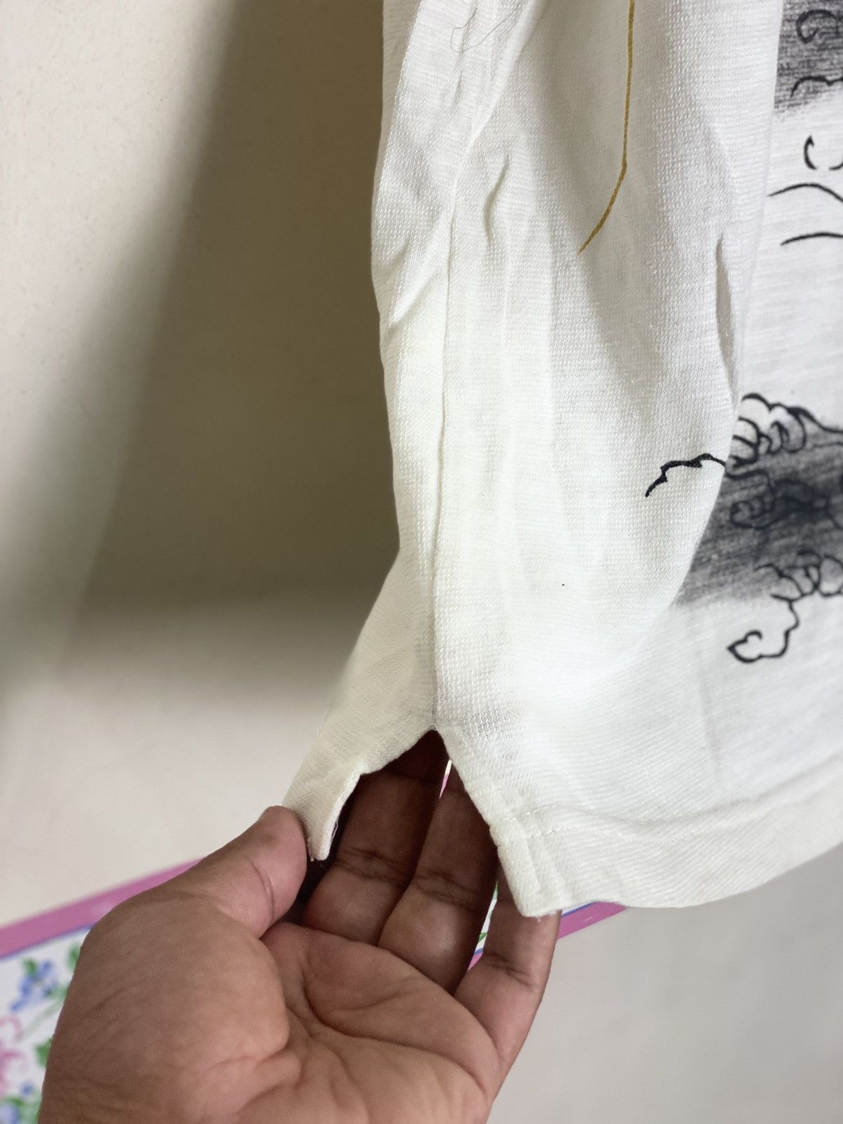 If Six Was Nine × Japanese Brand Japanese Brand Kara Kuri Triple Pocket Tee Size US XL / EU 56 / 4 - 9 Thumbnail