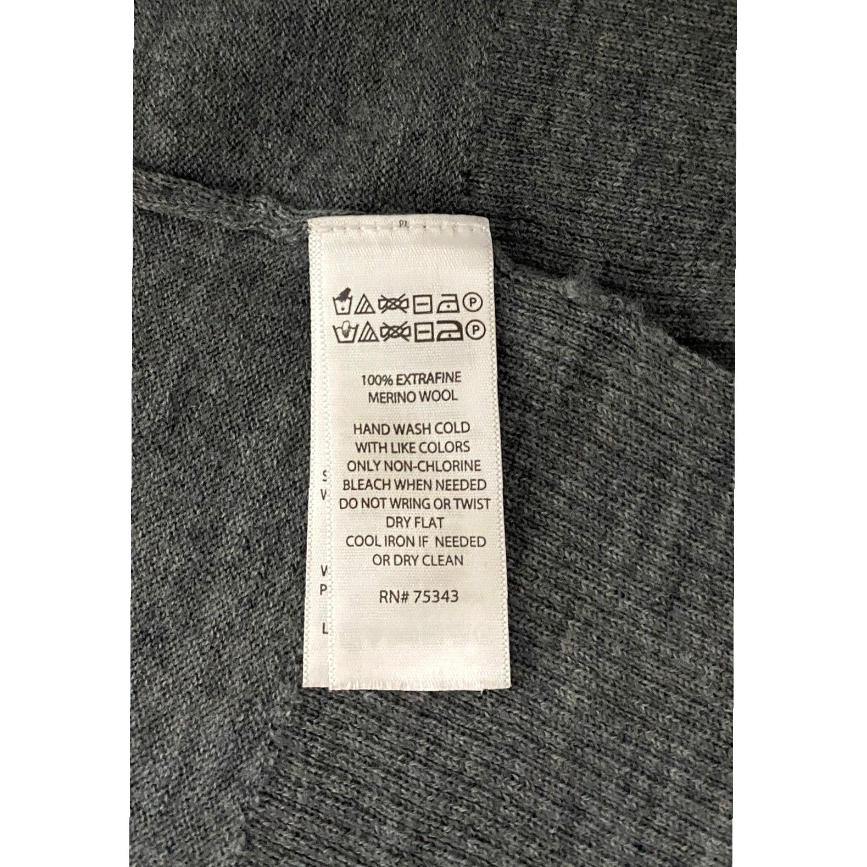 Vintage Max Studio Women's Sweater Tunic Gray 100% Extrafine Merino Wool Size S Size S / US 4 / IT 40 - 6 Thumbnail