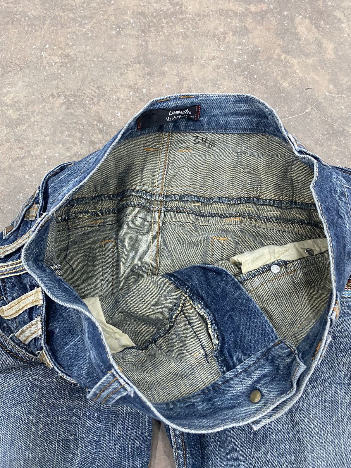 Japanese Brand 2000s DOUBLE WAIST JAPAN DENIM JEANS PUNK GRUNGE HYSTERIC Size US 33 - 8 Thumbnail