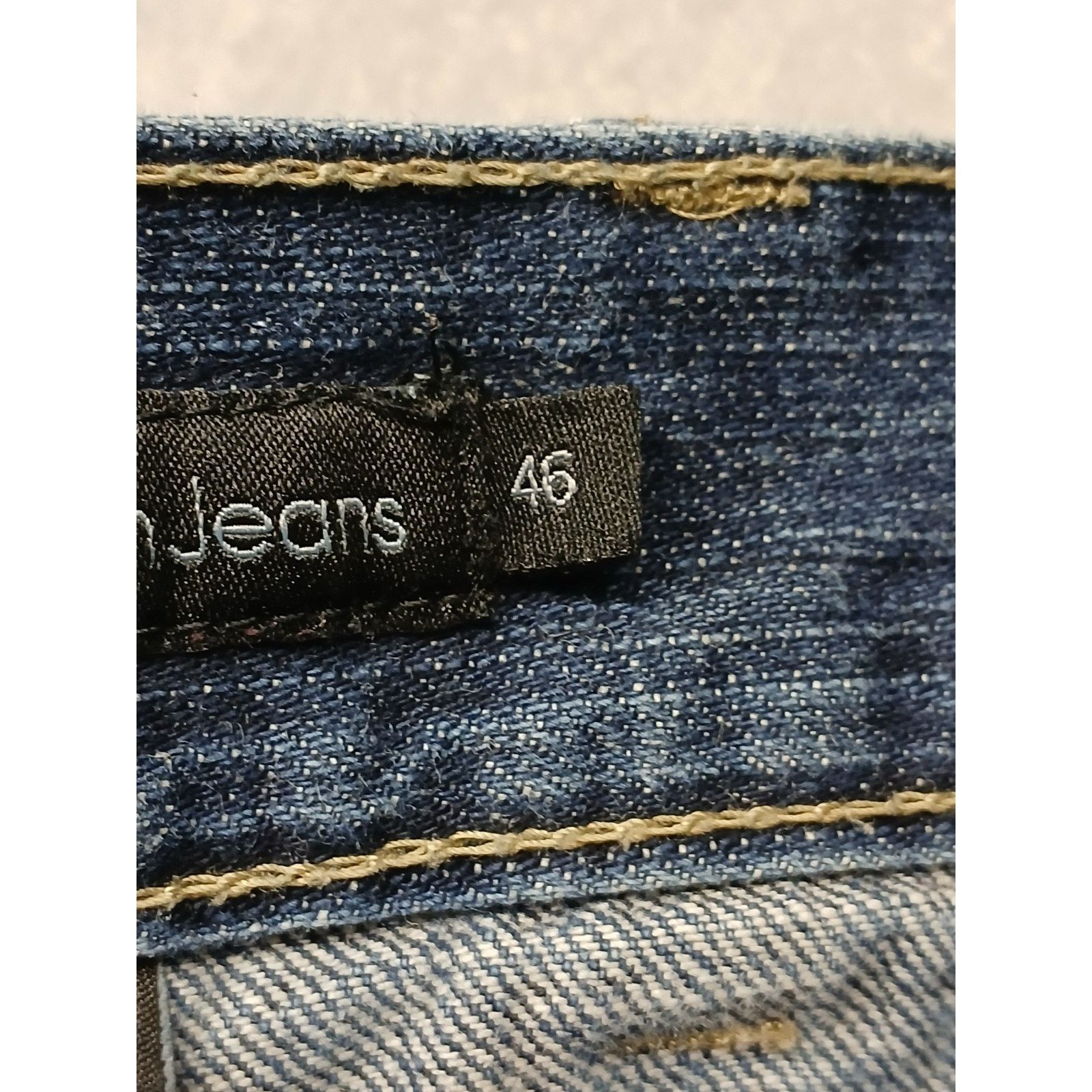Calvin Klein Calvin Kline (46) Women's Loose Fit Blue Denim Jeans Size 32" / US 10 / IT 46 - 8 Thumbnail