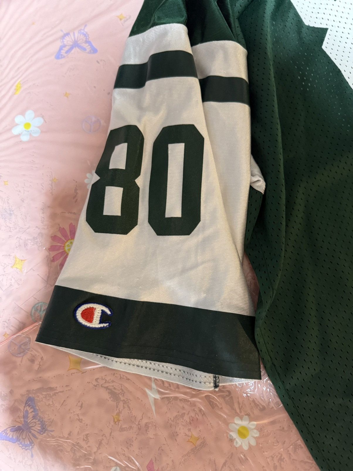 Champion Vintage Wayne Chrebet Champion Jersey #80 NY Jets 48 (XL) Size US XL / EU 56 / 4 - 13 Thumbnail