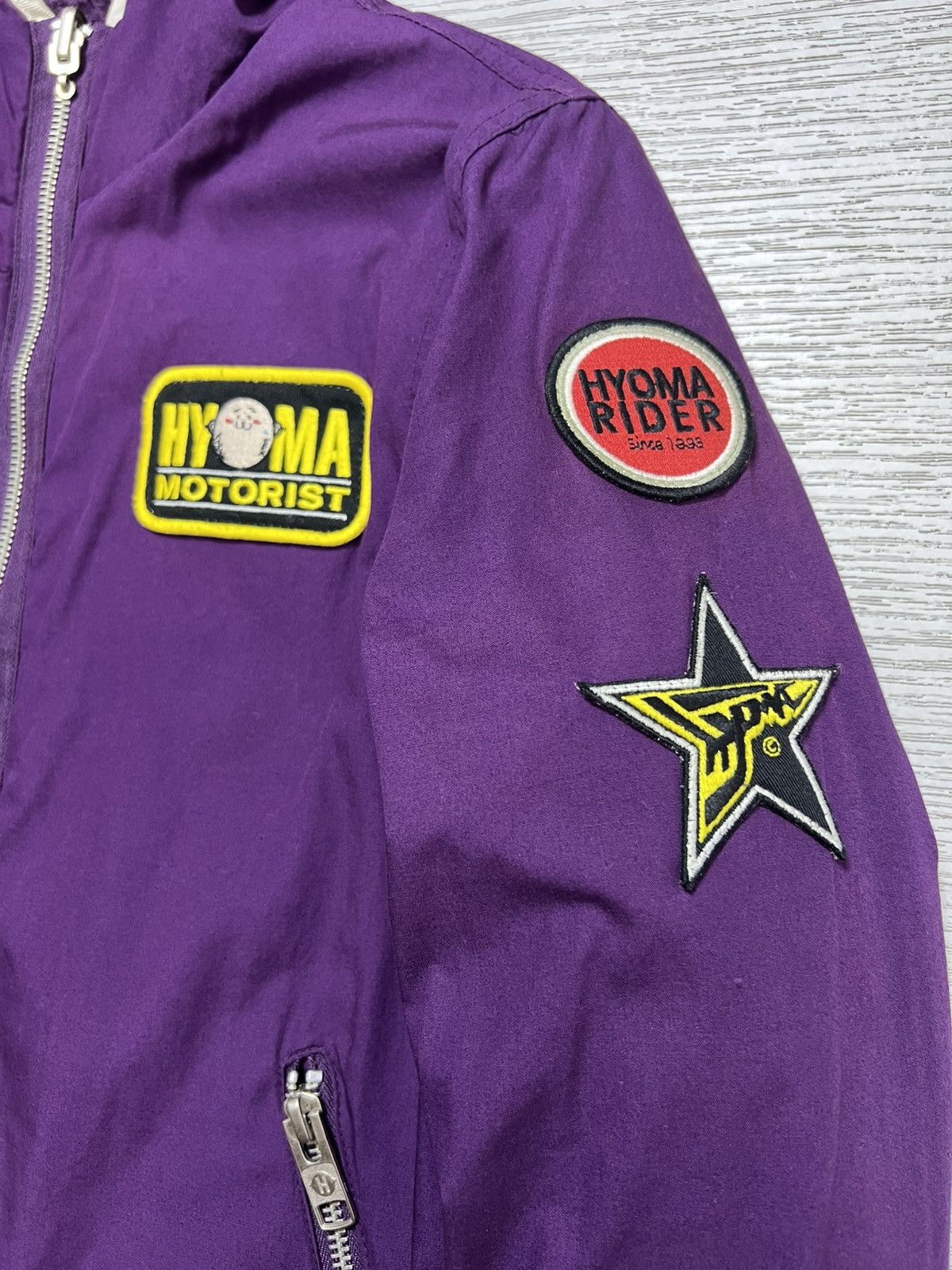 20471120 - Hyoma - Motorist Patch Reversible Fleece Jacket