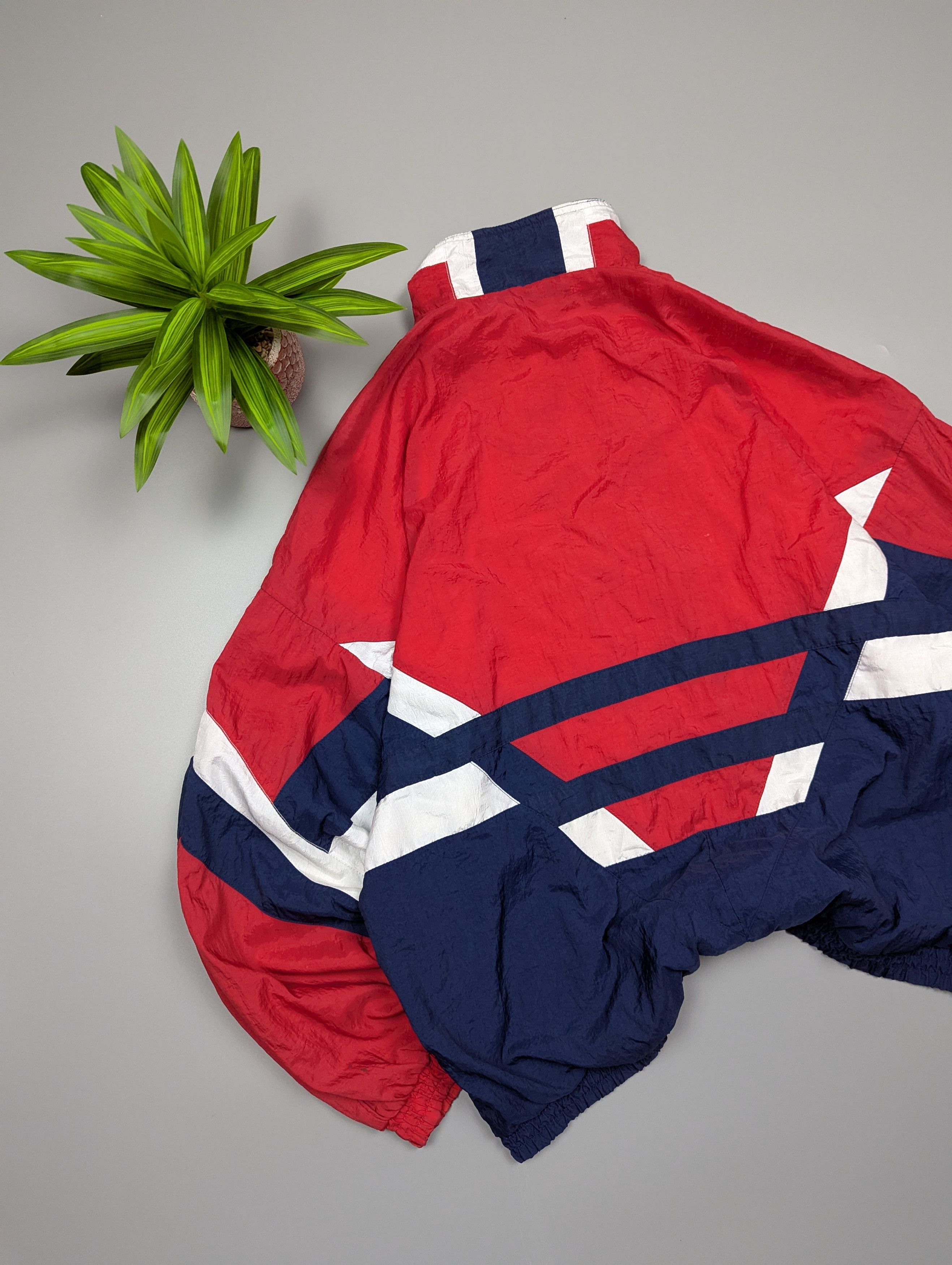 Puma VTG Puma Track Jacket Red Navy White 80s Colorblock Zip Size US L / EU 52-54 / 3 - 10 Thumbnail