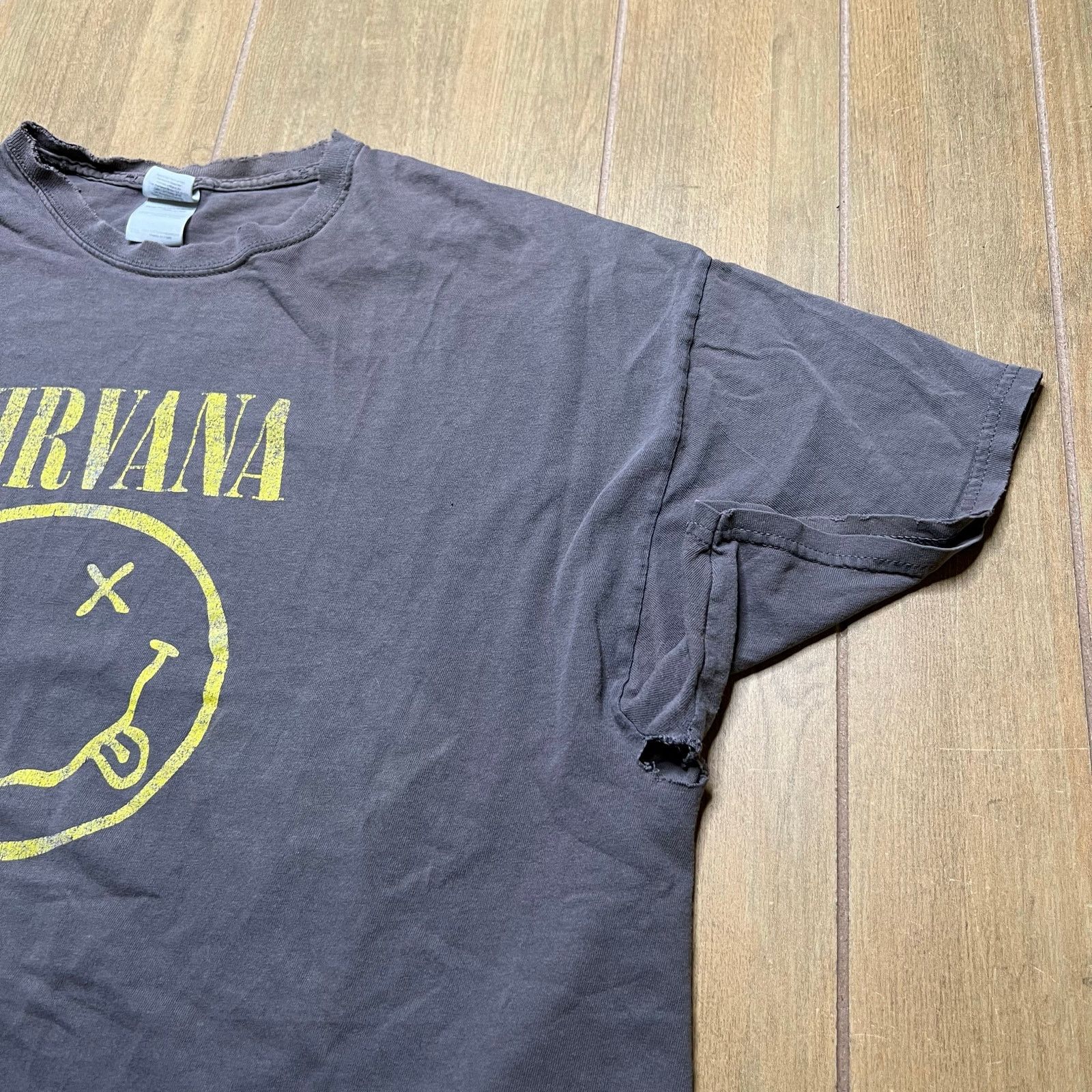 Other Nirvana Smiley Face Band Tee 2XL Distress Rock Reprint 1992 Size US XXL / EU 58 / 5 - 11 Thumbnail