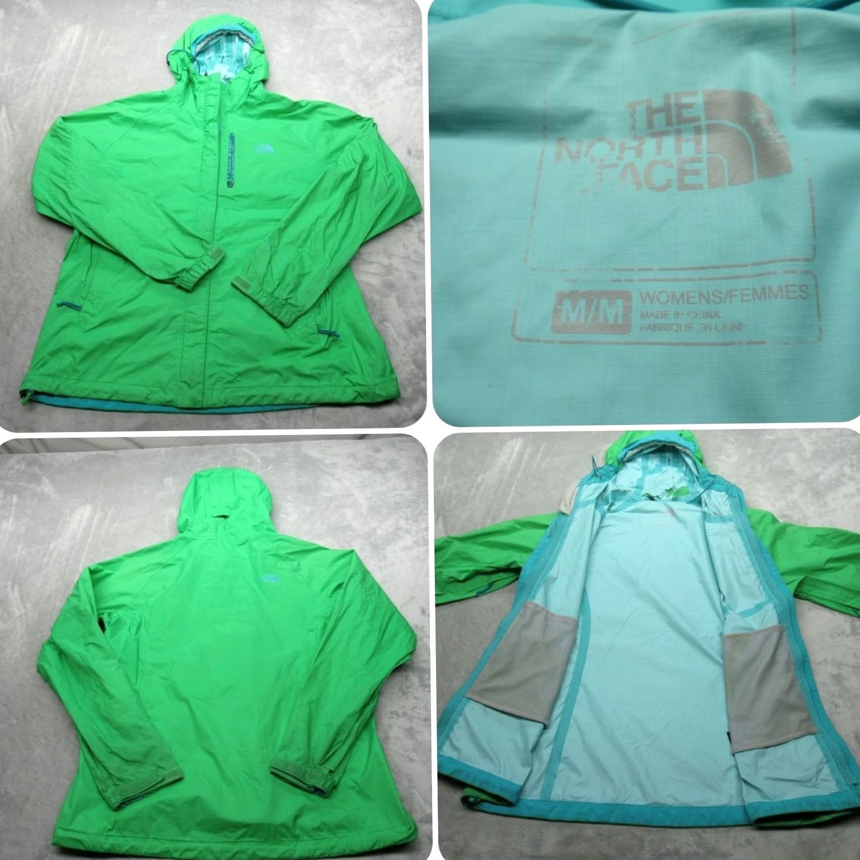 The North Face The North Face Jacket Womens Medium Green Lightweight Waterproof Packable READ Size M / US 6-8 / IT 42-44 - 2 Thumbnail