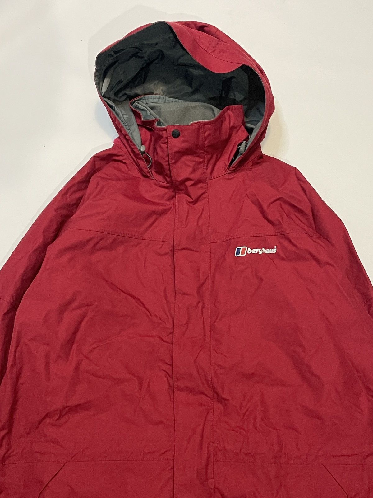 Berghaus Berghaus AQ2 Waterproof Shell Jacket – Deep Red Gorpcore Size US L / EU 52-54 / 3 - 4 Thumbnail