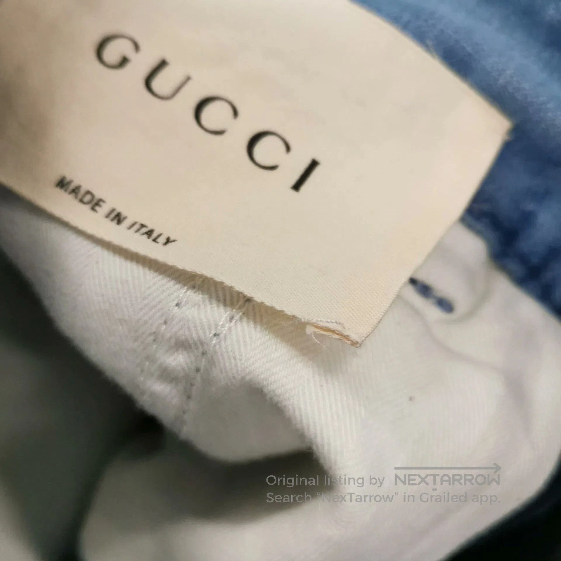 Gucci Gucci Cotton Logo Button Denim Pants. Size 26" / US 2 / IT 38 - 7 Thumbnail