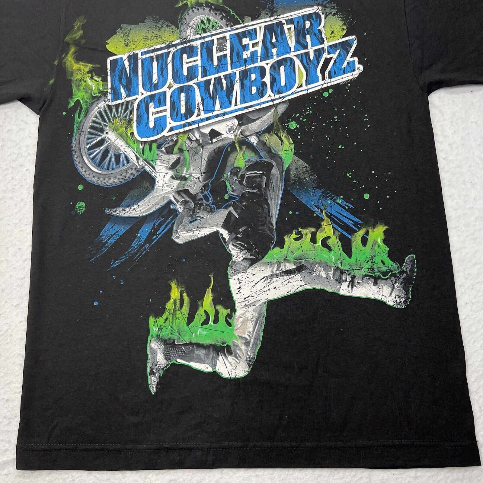 Alstyle Vintage Nuclear Cowboyz BMX Biking Show Graphic T Shirt Size US M / EU 48-50 / 2 - 7 Thumbnail