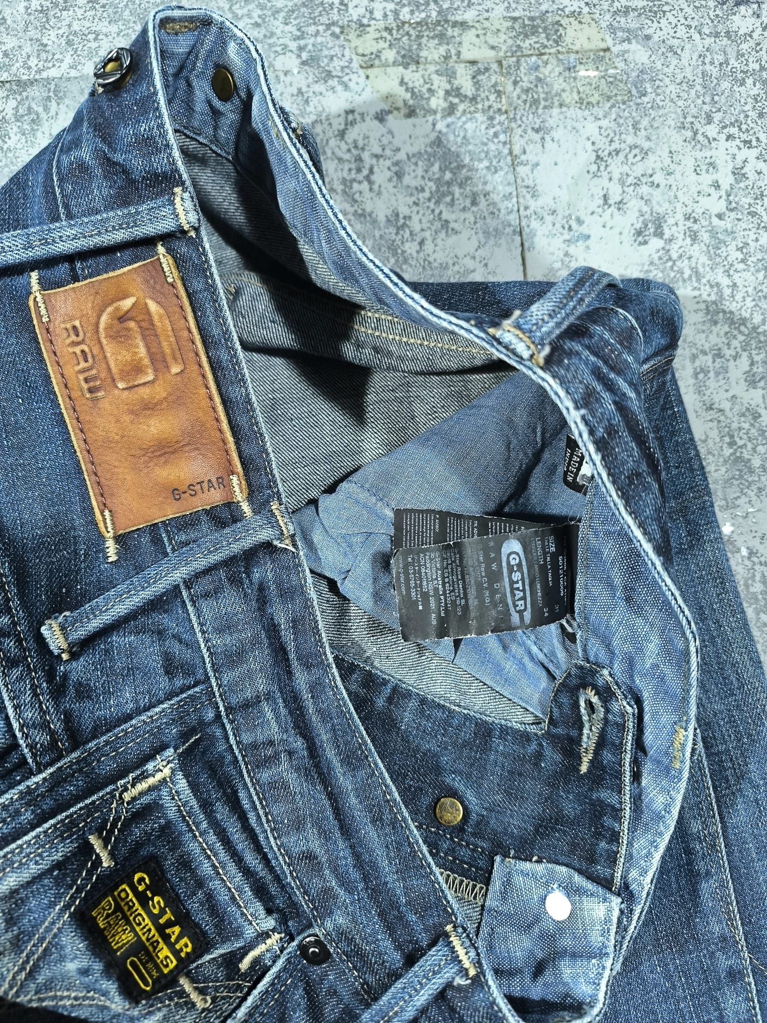 G-Star Gstar 5620 3d Dimension Tapered Hedi Slimane Balenciaga Size US 31 - 6 Thumbnail