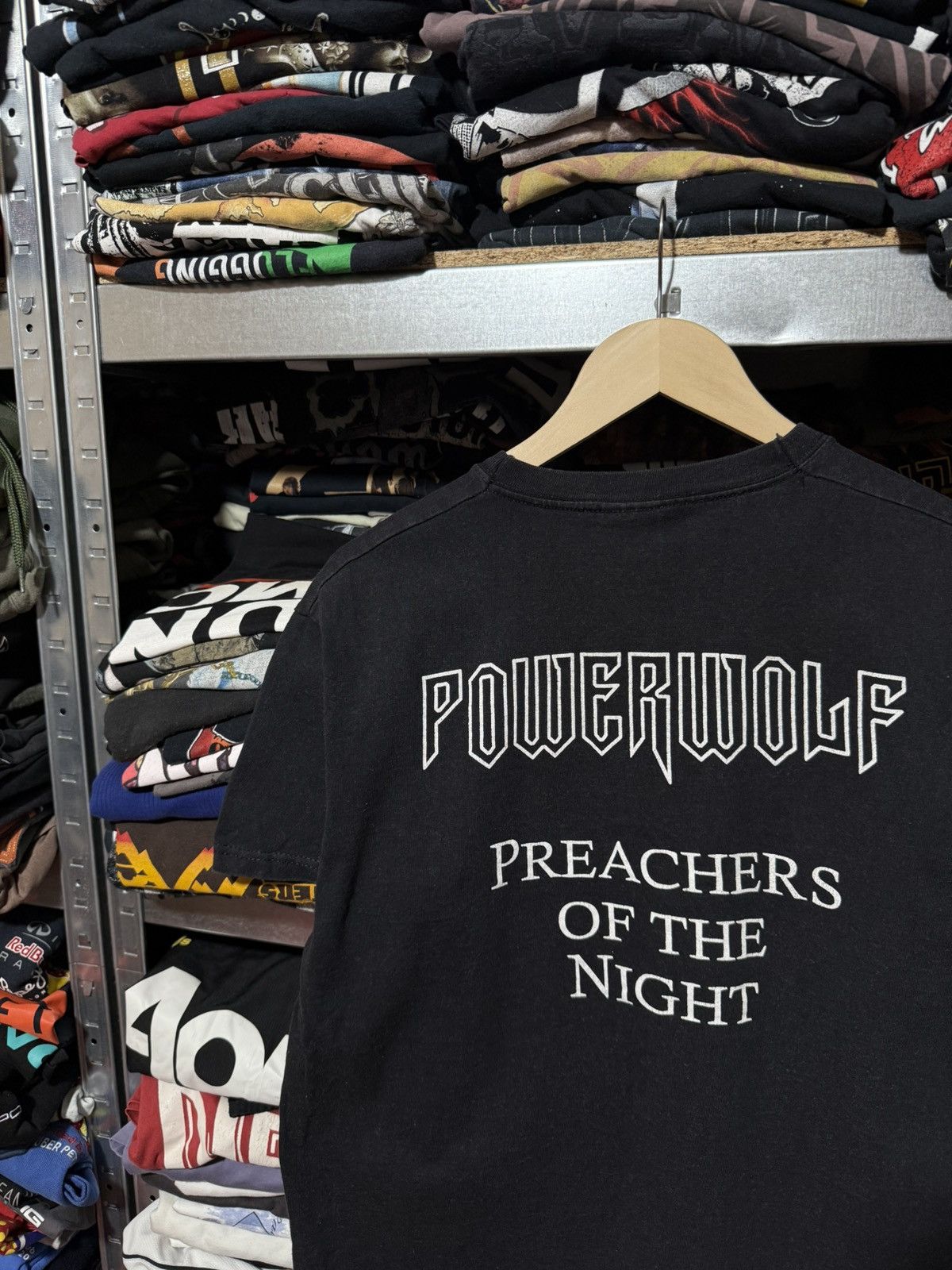 Band Tees Vintage 2013 Powerwolf Peachers Of The Night Rock T-Shirt Size US L / EU 52-54 / 3 - 4 Thumbnail