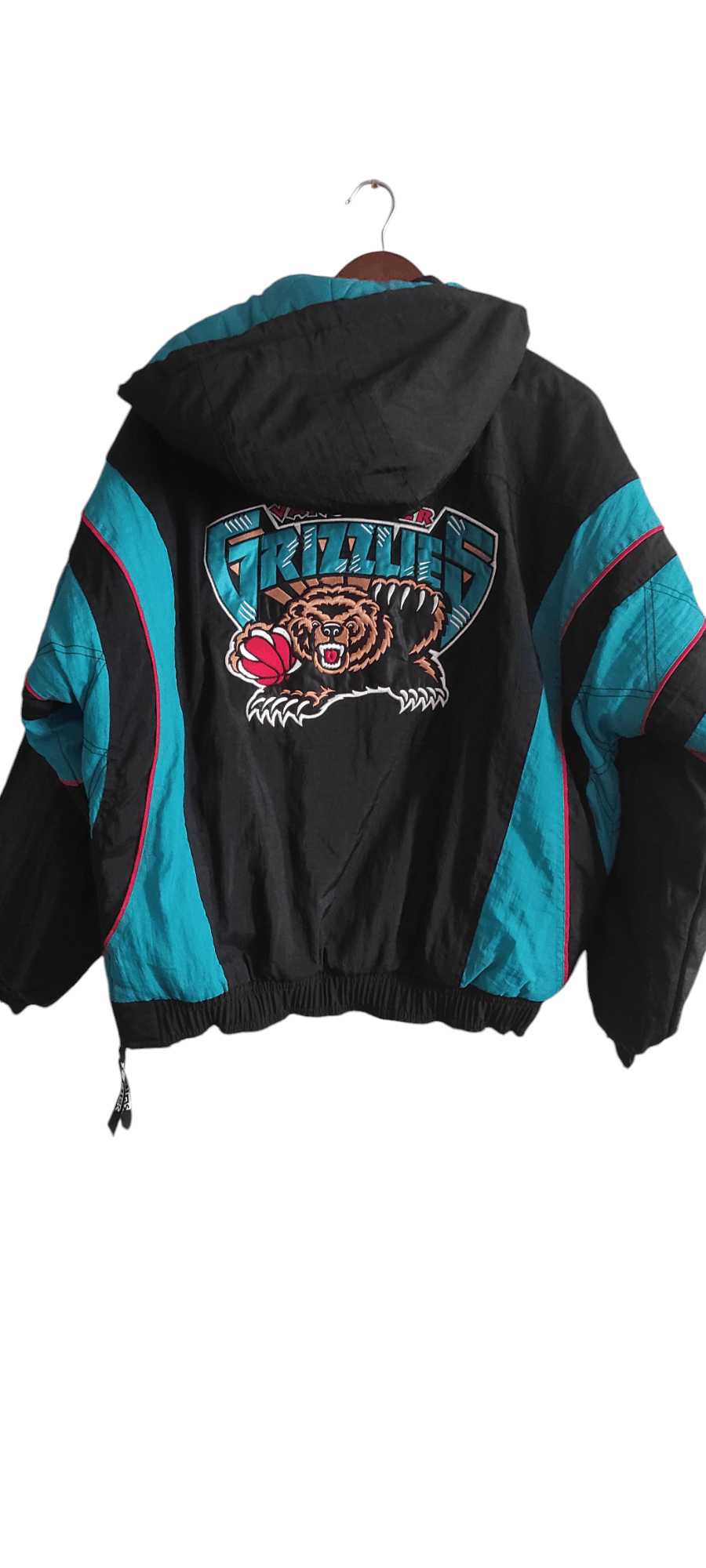 NBA × Starter × Vintage NBA Vancouver Grizzlies Starter Puffer Quarter Zip Jacket Size US M / EU 48-50 / 2 - 2 Thumbnail