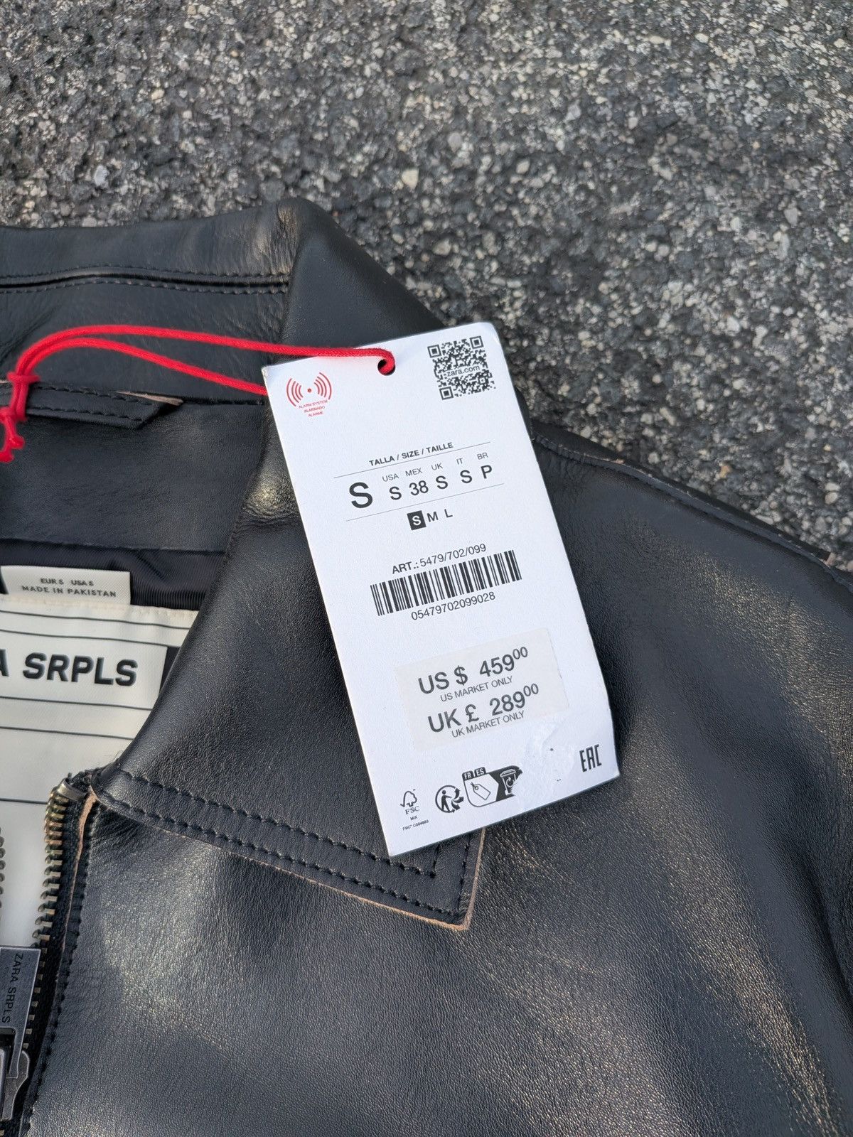 Zara LTHR BKR JKTC Size US S / EU 44-46 / 1 - 9 Thumbnail