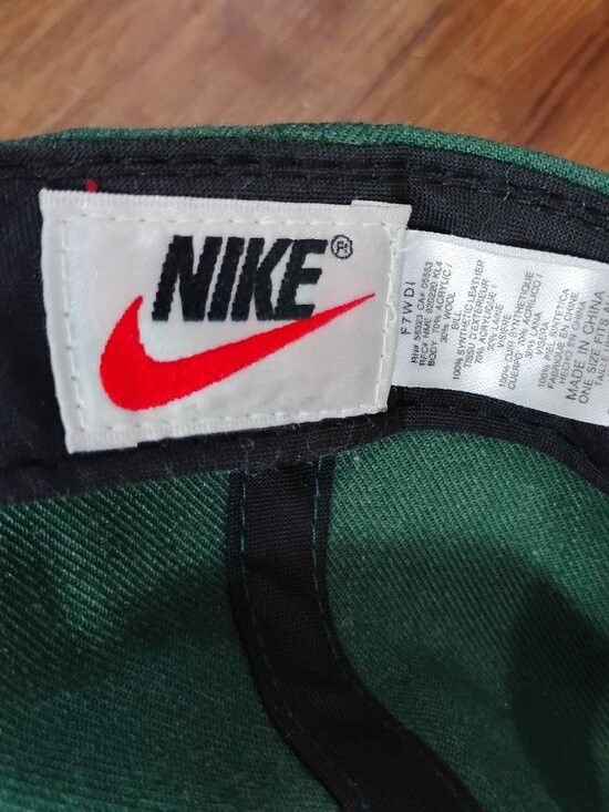 Other Vintage 90s Nike Swoosh Logo Two Tone Snap Hat Cap Size ONE SIZE - 6 Thumbnail