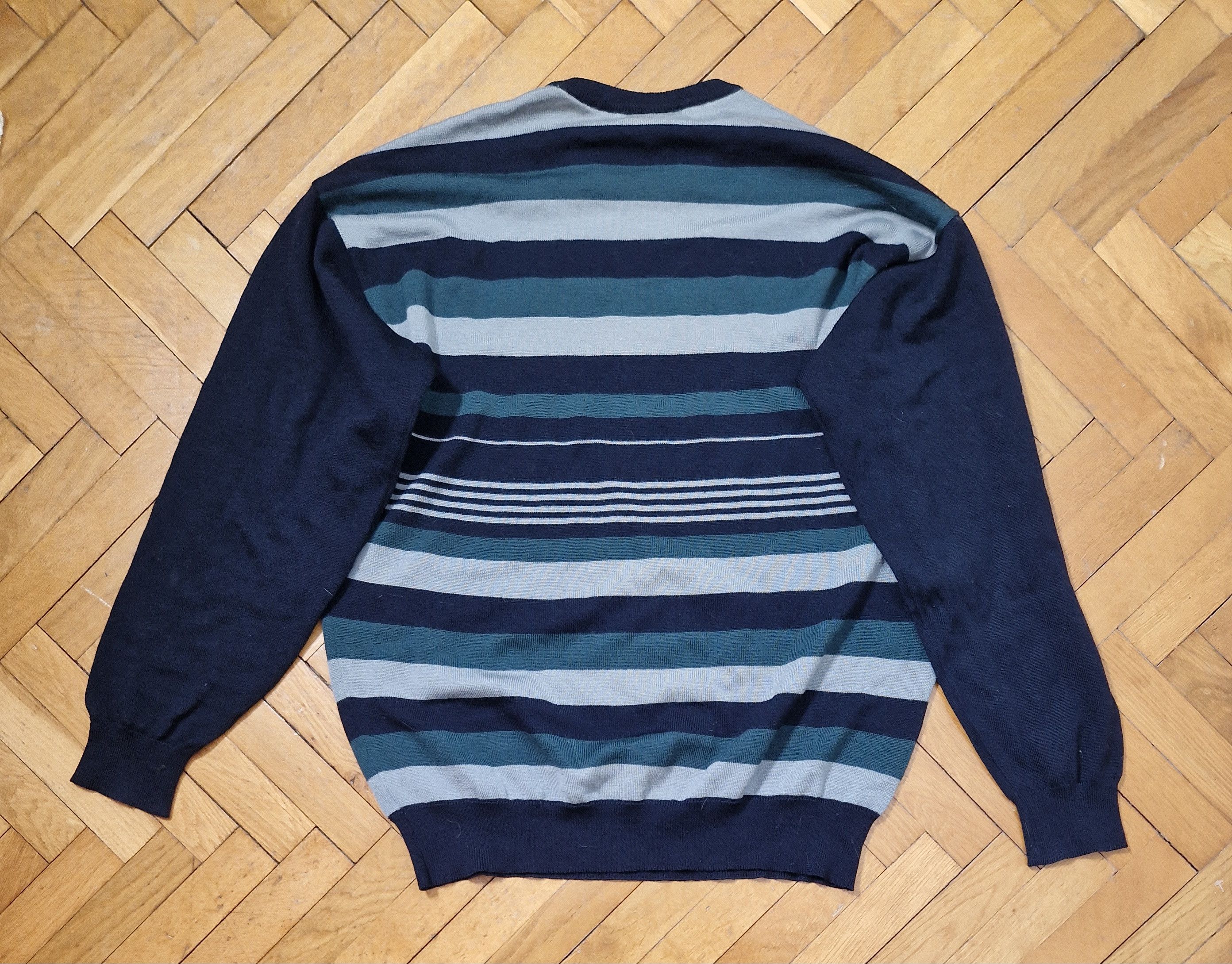 Lacoste Lacoste vintage stripped made on France wool sweater Size US XL / EU 56 / 4 - 4 Thumbnail