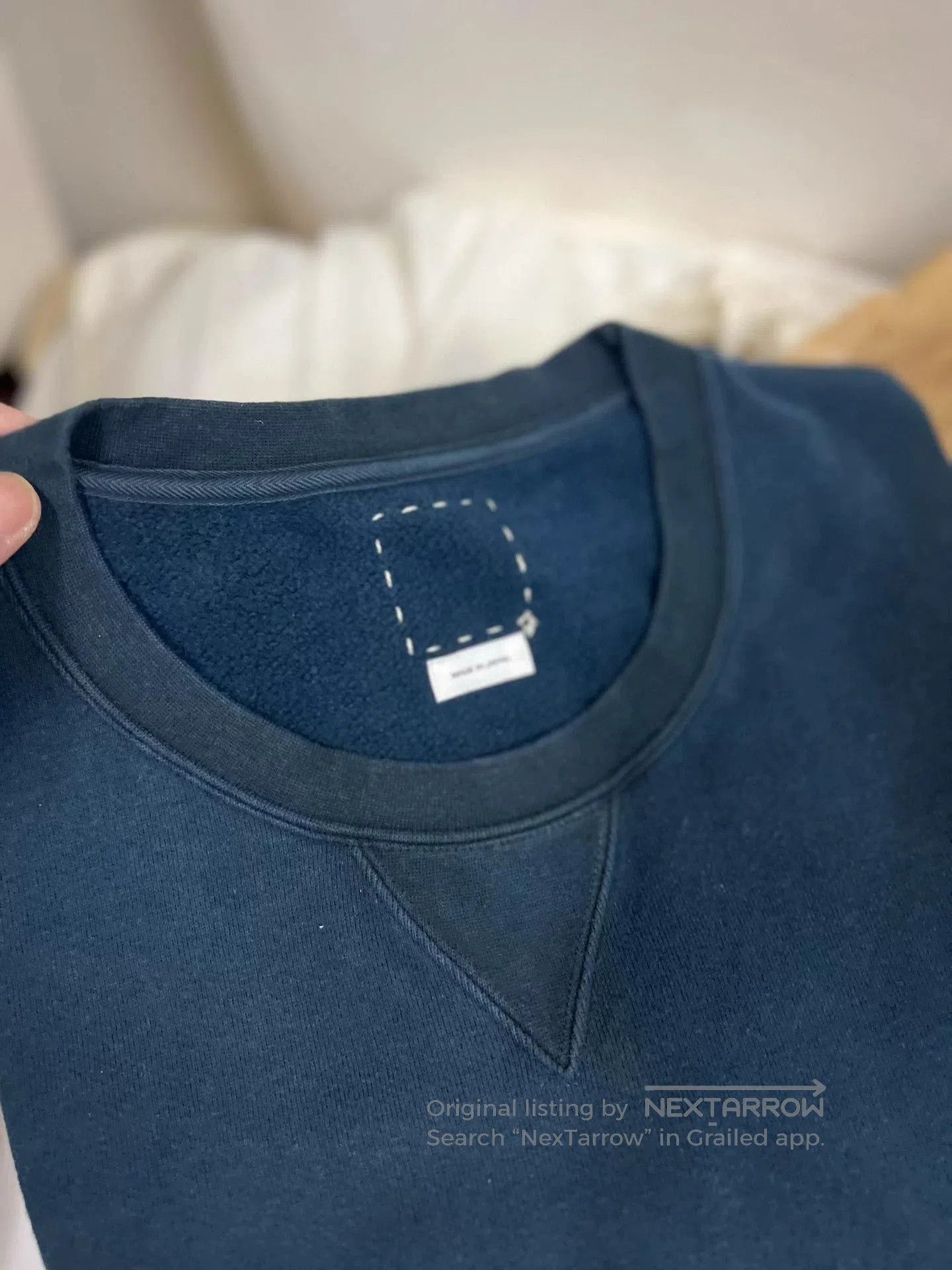 Visvim Blue Short Sleeve Sweatshirt XL. Size US XL / EU 56 / 4 - 5 Thumbnail