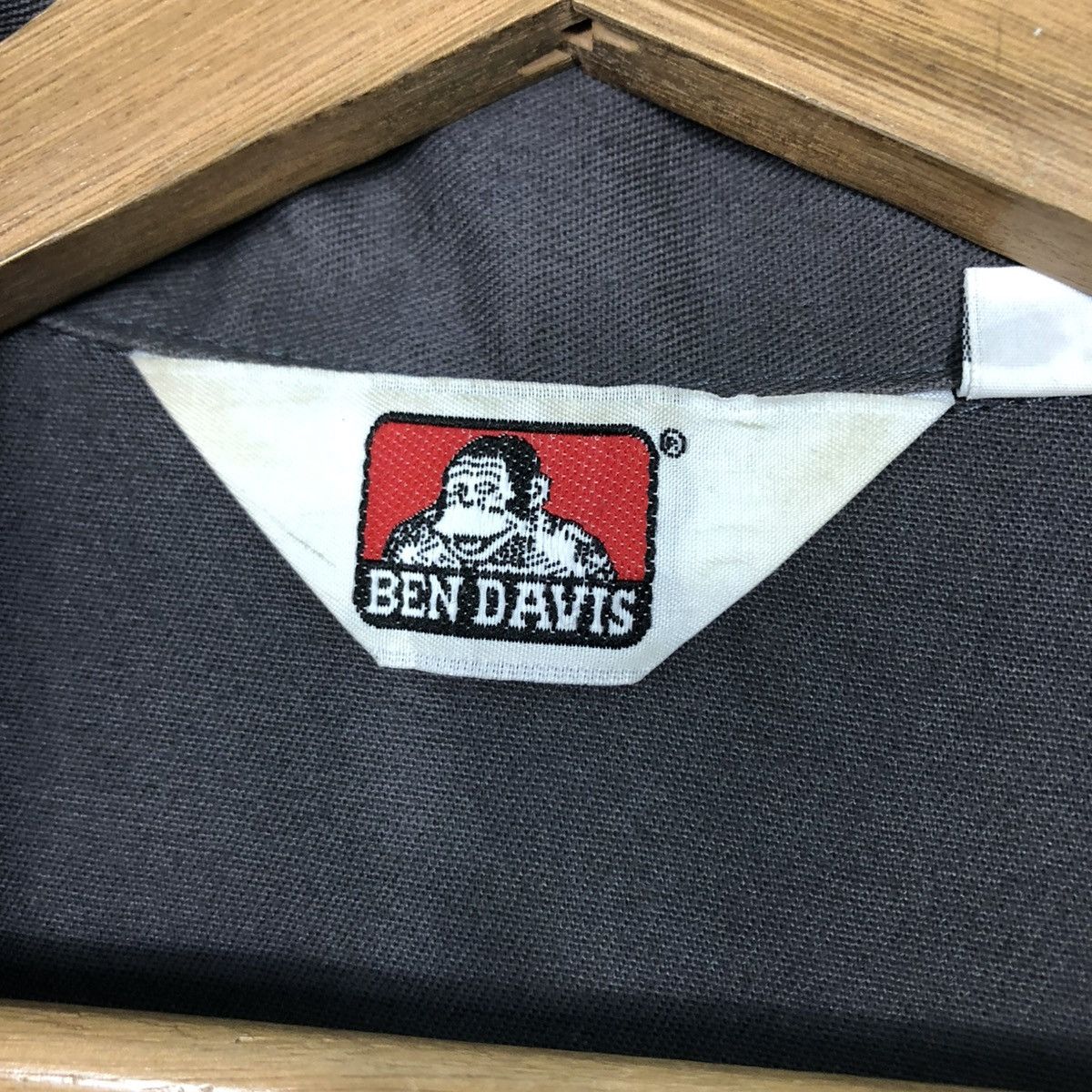 Japanese Brand 🔥HALF ZIPPER COLLAR BOWLING SHIRT BEN DAVIS SMALL LOGO Size US XL / EU 56 / 4 - 16 Thumbnail