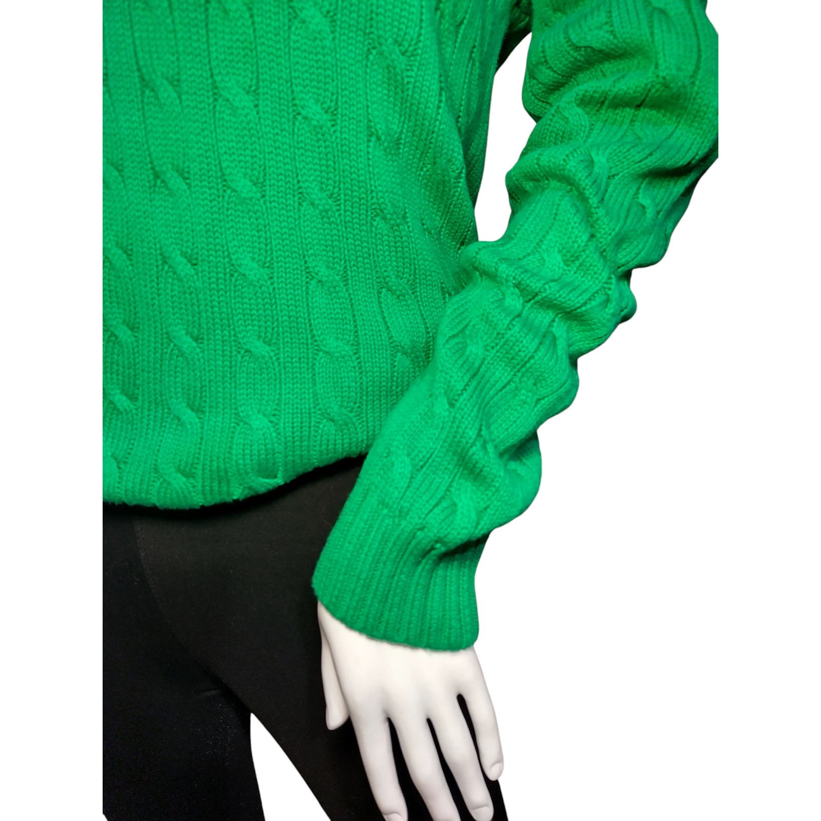 Ralph Lauren Ralph Lauren Sweater Women's Sz Lg Long Sleeve Cable Knit Size L / US 10 / IT 46 - 5 Thumbnail