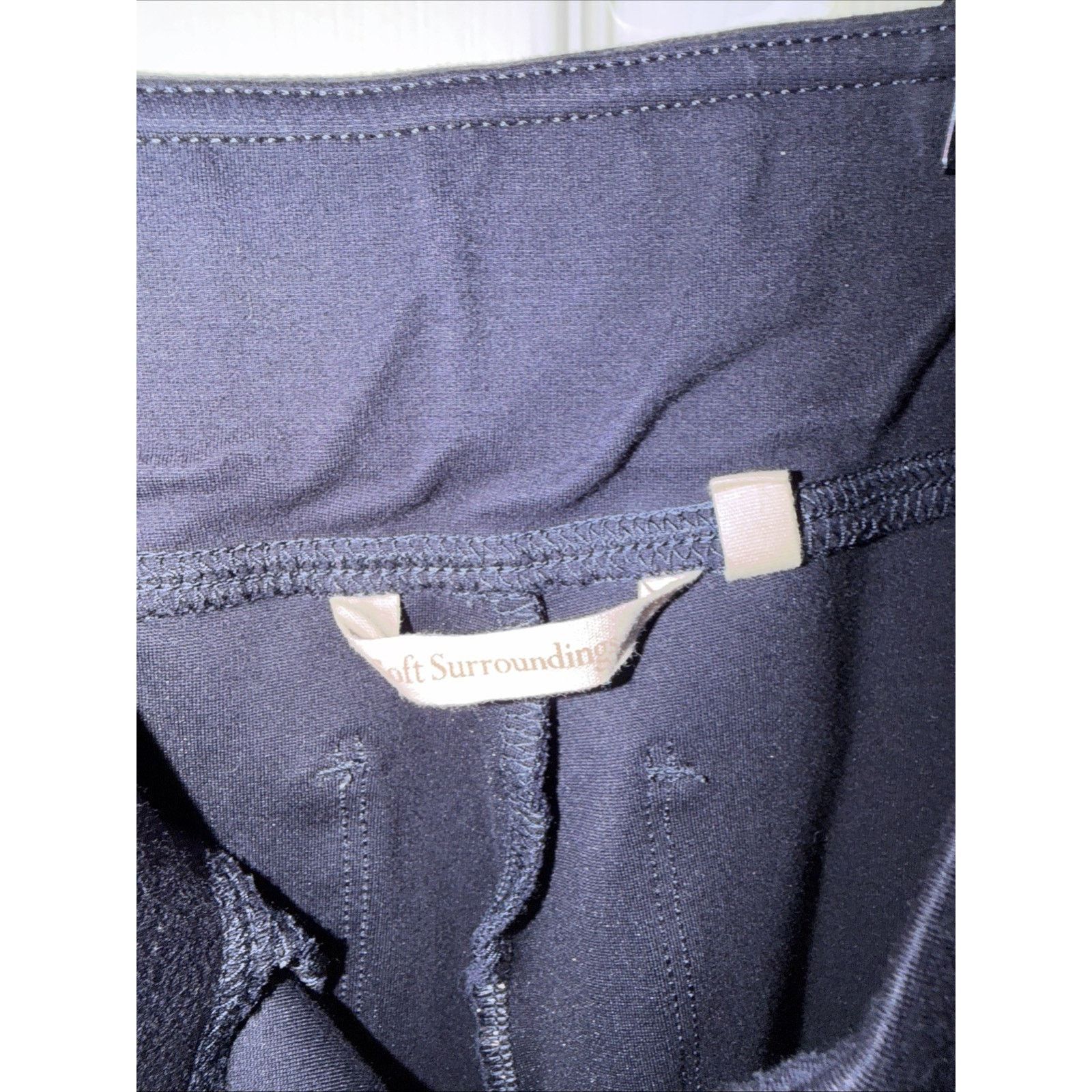 Soft Surroundings Soft Surroundings Women's XL Blue Pull Up Pants Elastic Size 40" / US 18 - 10 Thumbnail