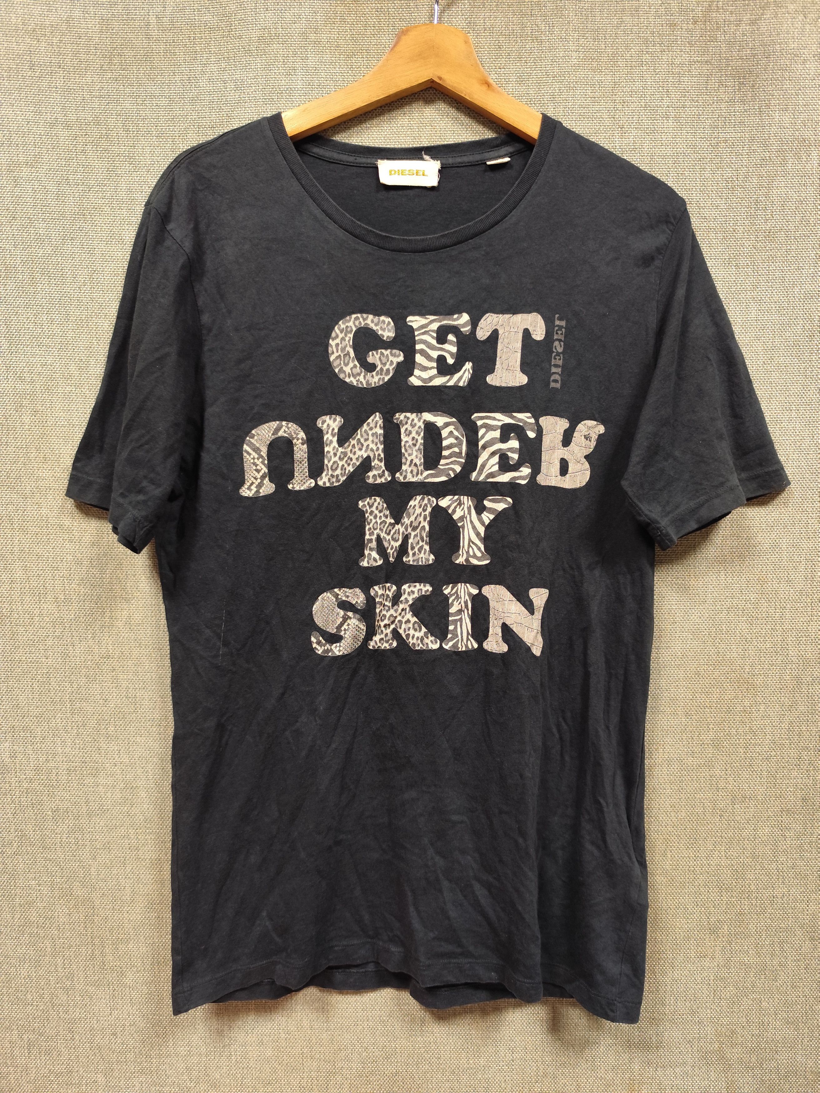 Diesel t shirt diesel get under my skin Size US M / EU 48-50 / 2 - 1 Thumbnail