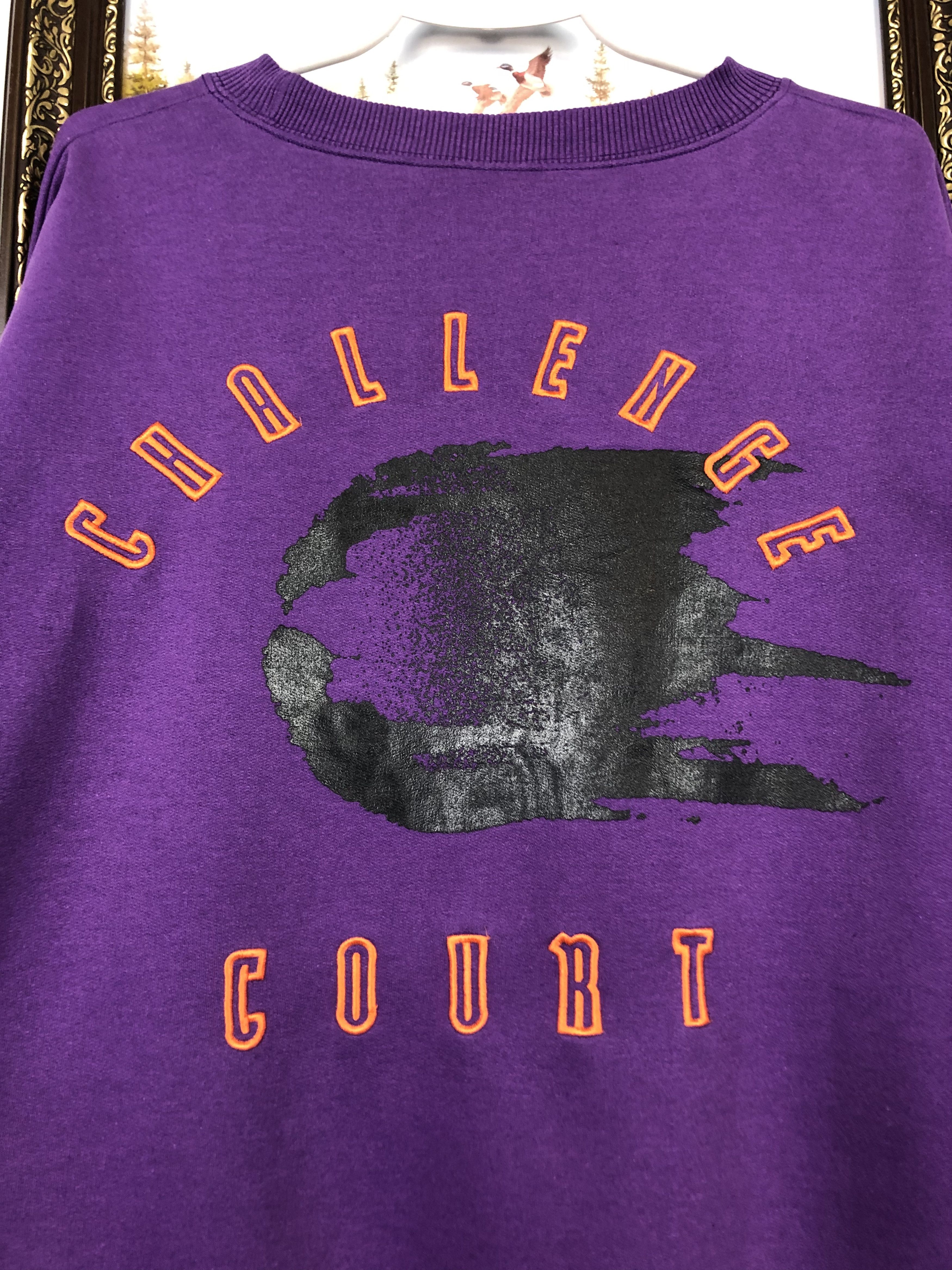 Nike × Vintage Vintage 90's Nike Court Agassi Tennis Sweatshirt Crewneck Size US XL / EU 56 / 4 - 2 Thumbnail