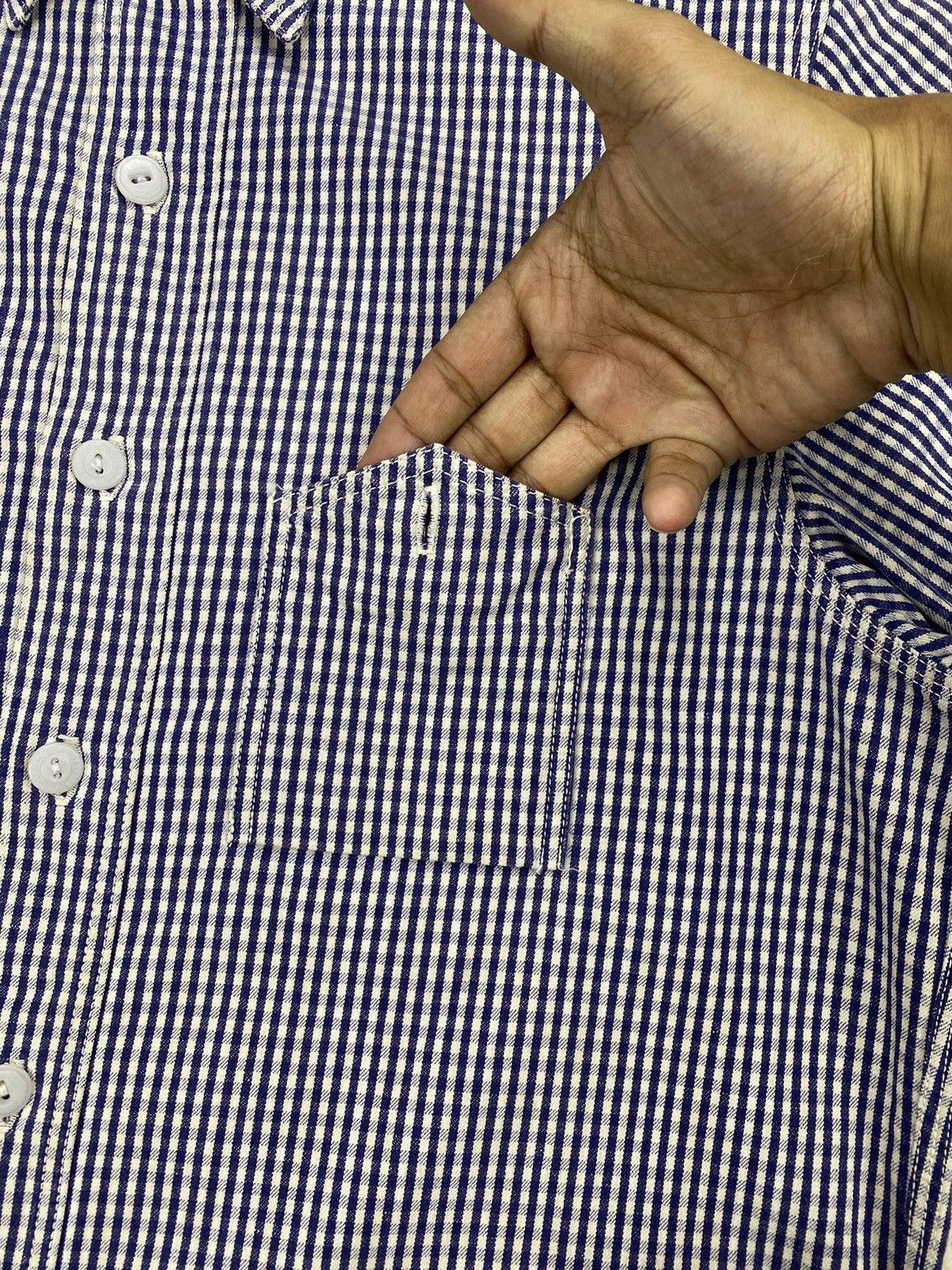 Sugar Cane × Toyo Enterprises Vintage SUGAR CANE “Paradise Garment” Small Checked Indigo Size US M / EU 48-50 / 2 - 10 Thumbnail