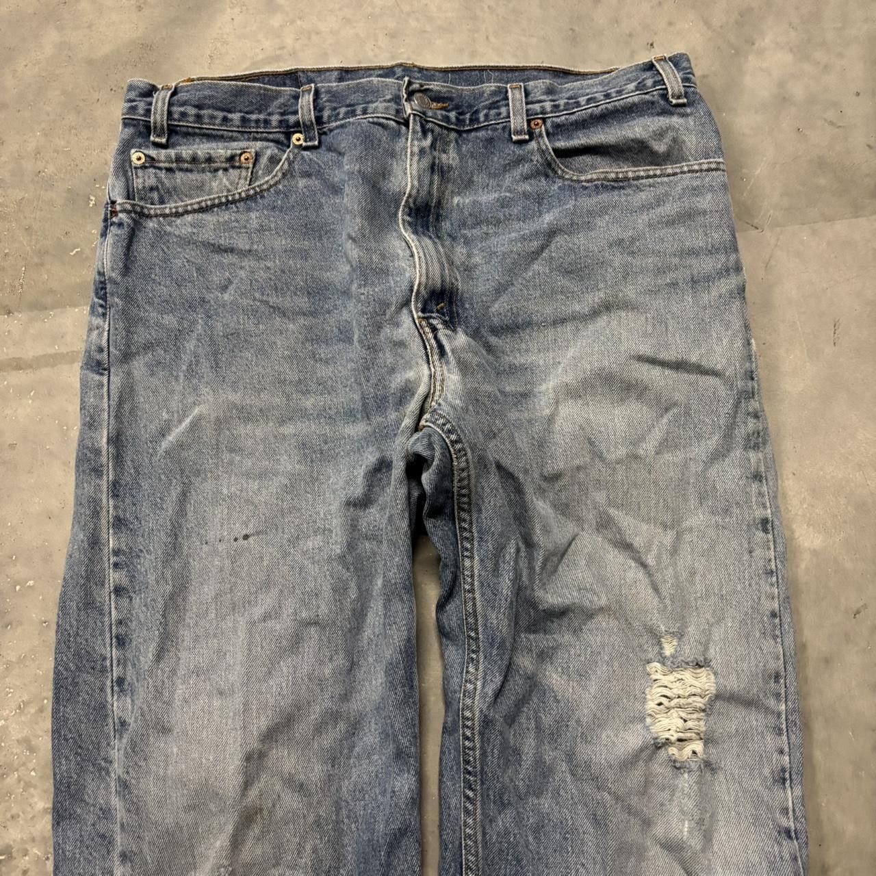 Levi's × Vintage Crazy Vintage 90s Faded Levi’s Distressed Denim Jeans! Size US 36 / EU 52 - 5 Thumbnail