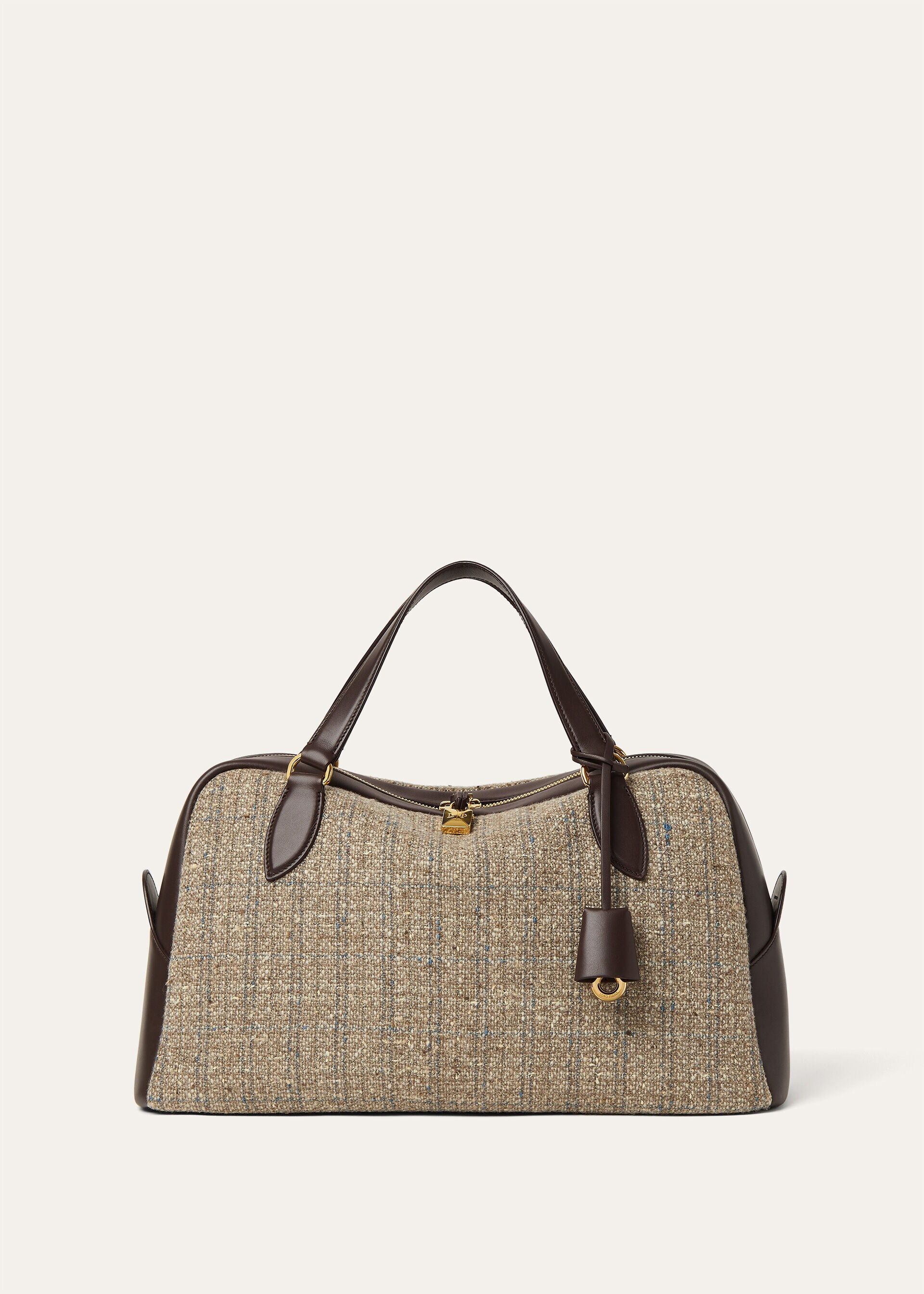 Loro Piana os11x0426 FAR0729 Size: OS / Medium Needle Bag Brown White Size ONE SIZE - 1 Thumbnail