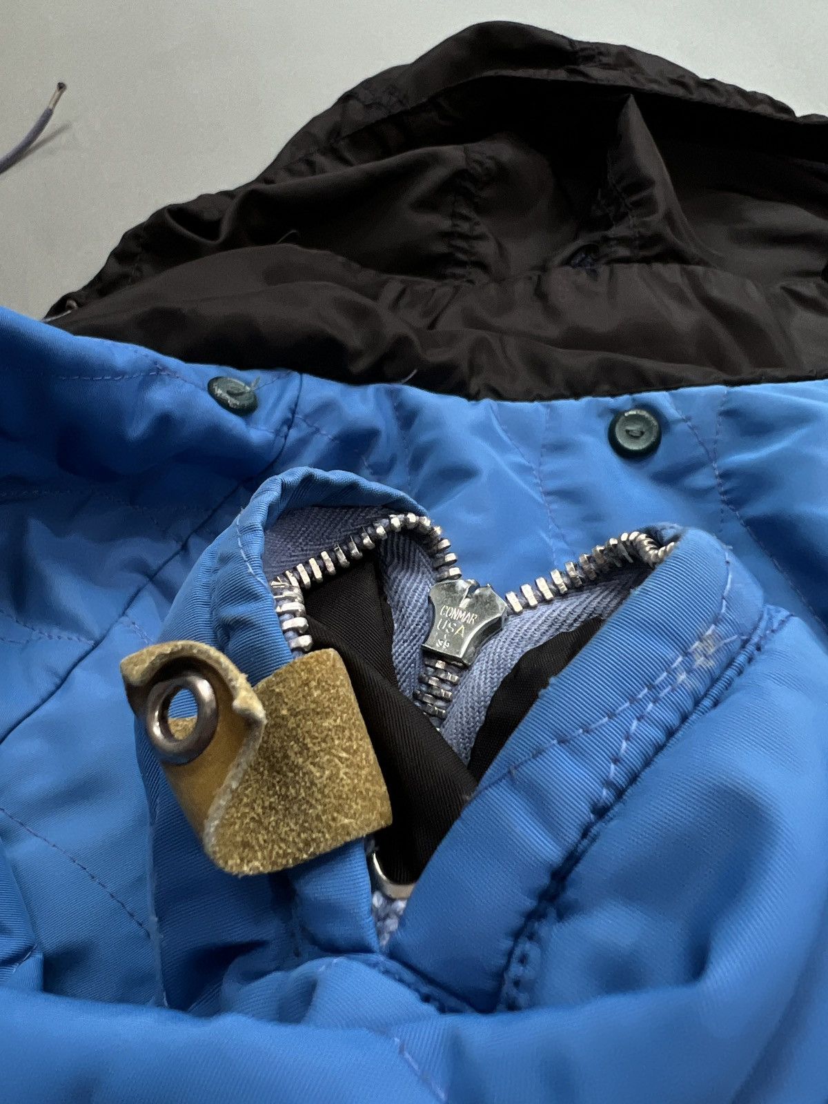 Vintage 1980s Reversible Quilted Ski Jacket Hoodie Liner Size US M / EU 48-50 / 2 - 16 Thumbnail